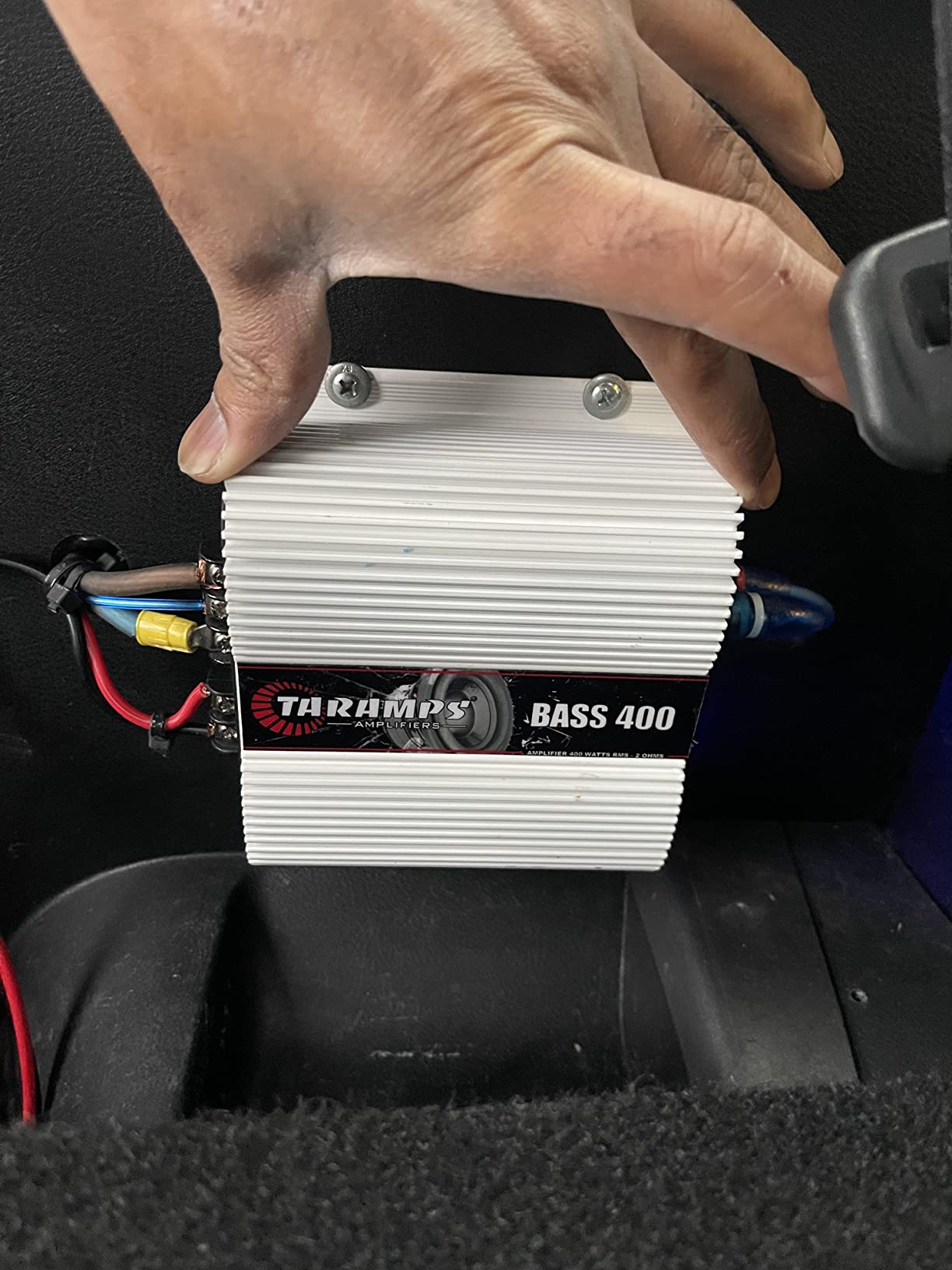 Taramps Bass 400 2 Ohms Monoblock Amplifier 400 Watts Rms 1 Channel 14.4VDC Out Power Full Range, Great for Sub/Bass - Rca/High Level Input, Car Audio customer photo 1