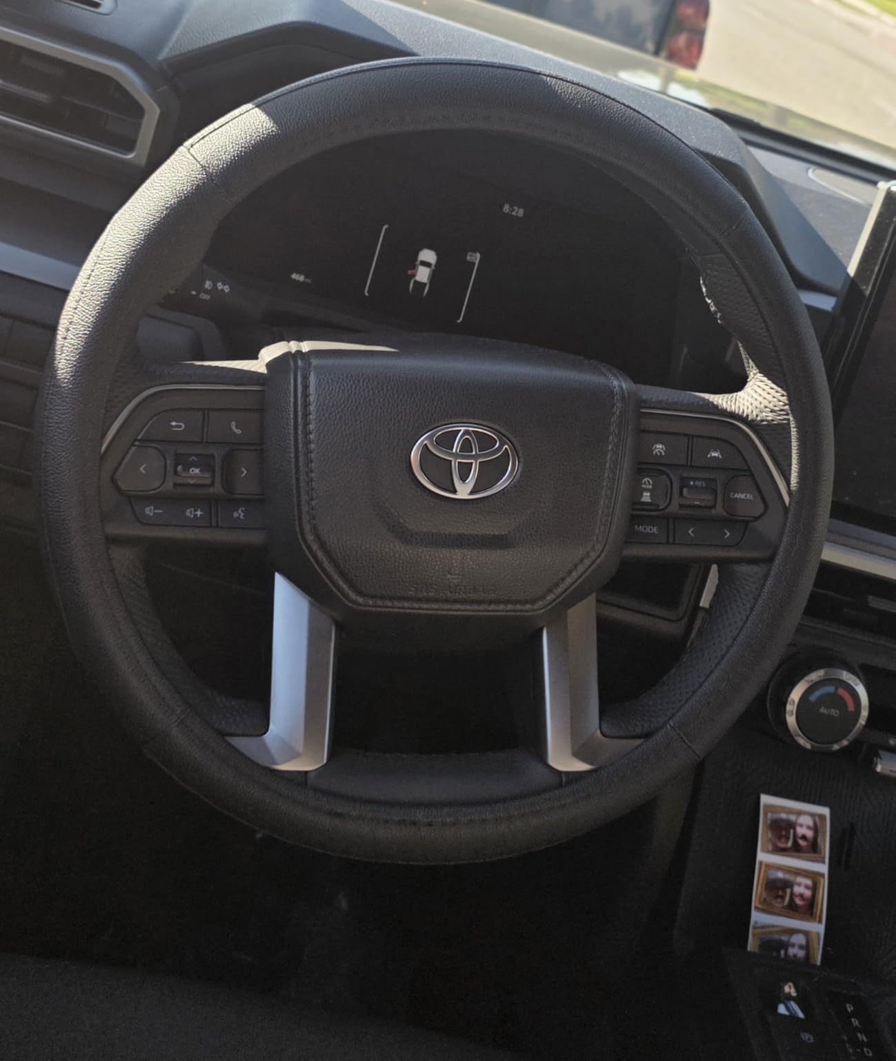 SEG Direct Car Steering Wheel Cover Universal Standard Size 14.5-15 inch, Black Microfiber Leather customer photo 1