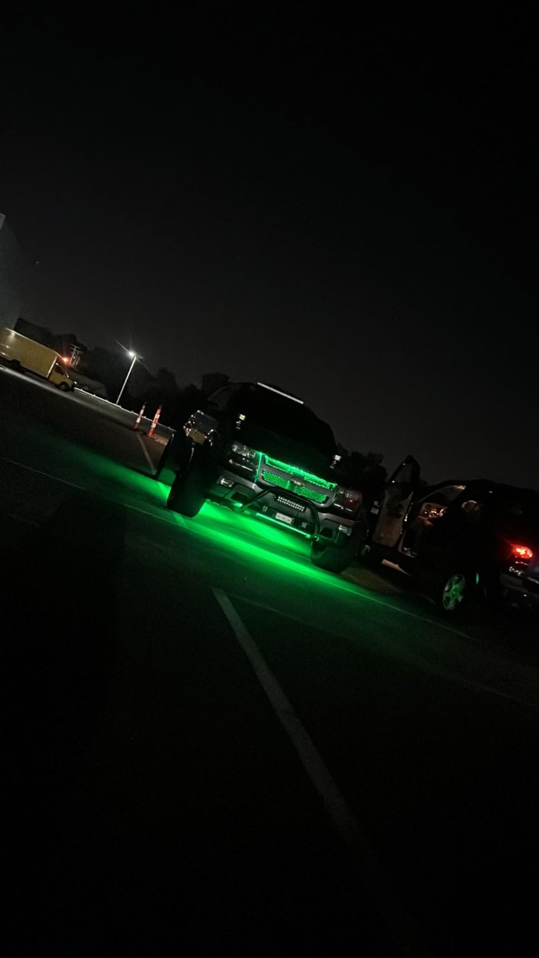 OPT7 Aura Aluminum Underglow LED Lighting Kit for Truck with Remote Control, 12V Exterior Waterproof Off-Road Neon Accent Light Bar, RGB Multicolor Under Car Decorations customer photo 2