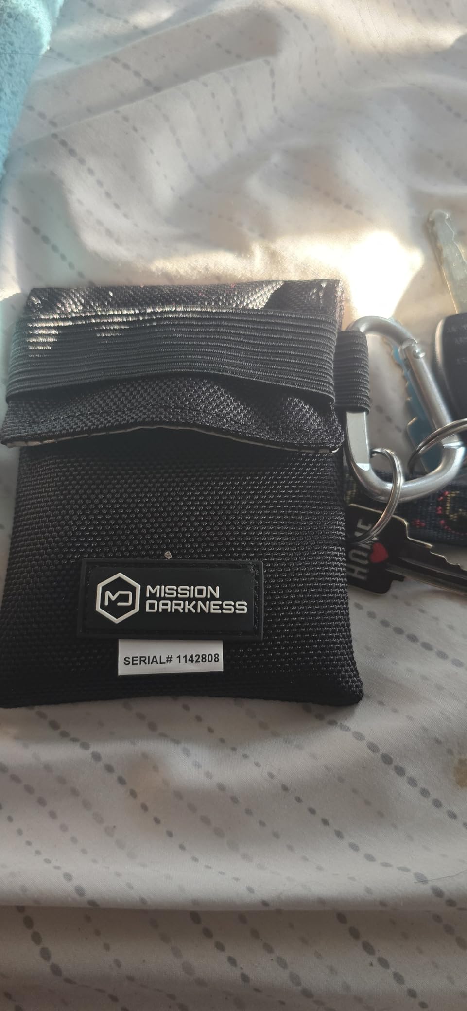 Mission Darkness Faraday Bag for Keyfobs (2-Pack) // RF Shielding Protective Case for Smart Always On Keys Fobs Transmitters Small Electronics Vehicle Security Anti-Hacking Block Signal Relay customer photo 1