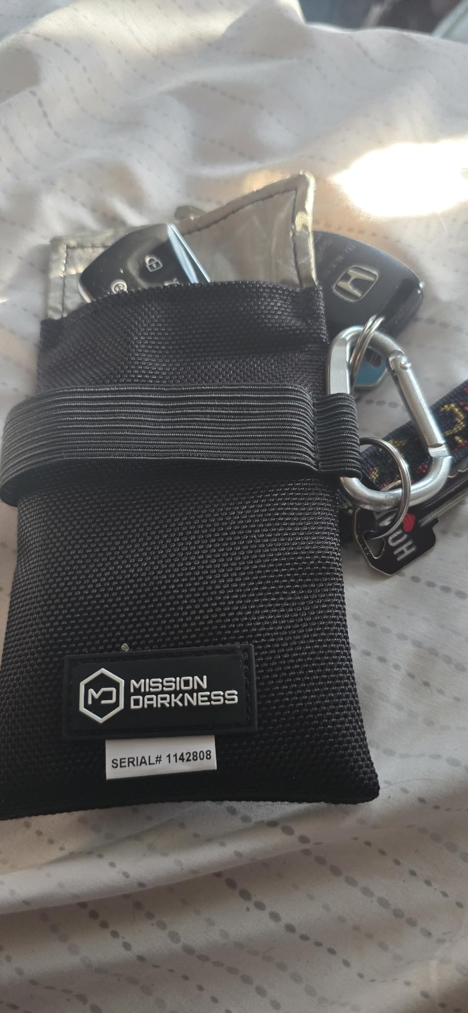 Mission Darkness Faraday Bag for Keyfobs (2-Pack) // RF Shielding Protective Case for Smart Always On Keys Fobs Transmitters Small Electronics Vehicle Security Anti-Hacking Block Signal Relay customer photo 2