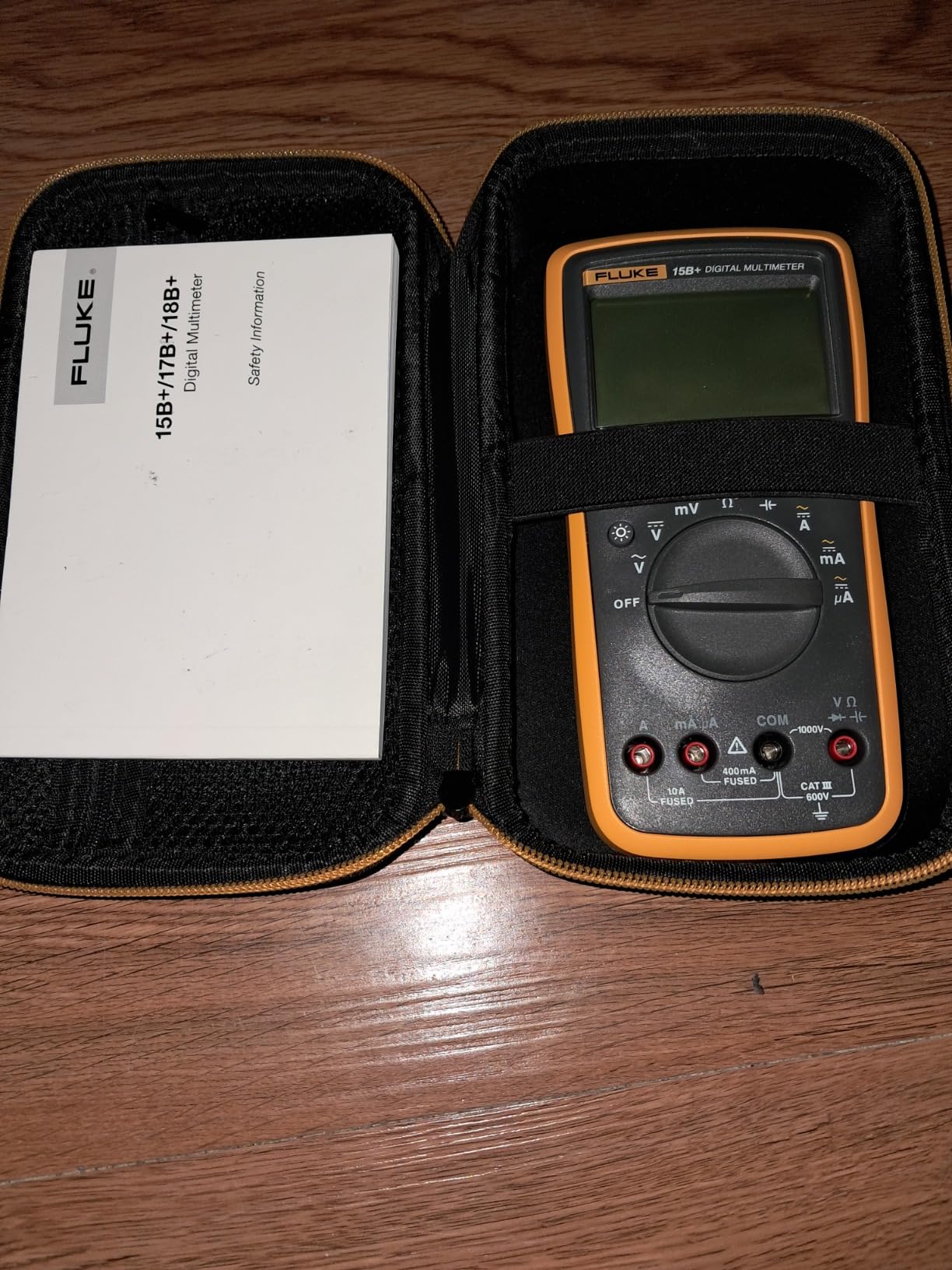 Fluke 15B+ Digital Multimeter, for Electrical Applications, Measures AC/DC Voltage and Current Measurements up to 1000V and 10A customer photo 2