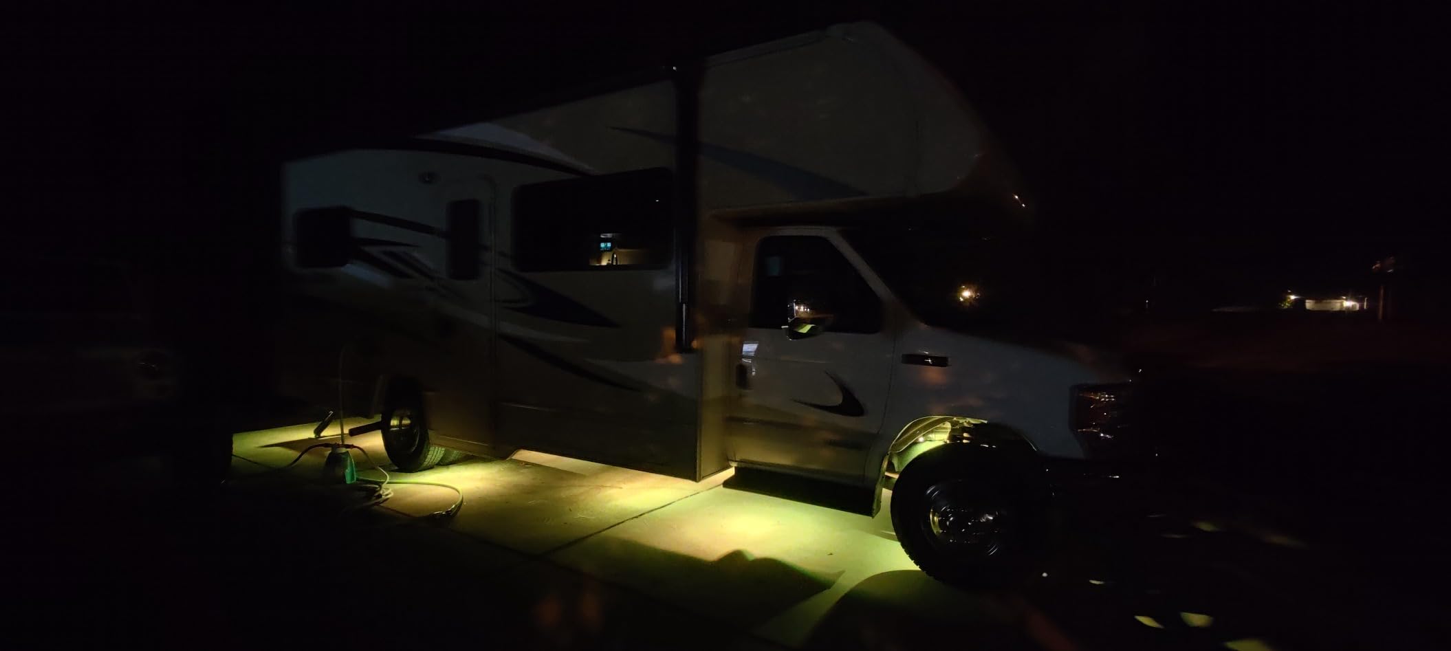 MICTUNING 2nd-Gen CM RGB Rock Lights - 8 Pods Waterproof Multicolor Neon Underglow Kit with Bluetooth App Control & Music Mode for Trucks Pickup UTV SUV ATV (2 Year Warranty) customer photo 2