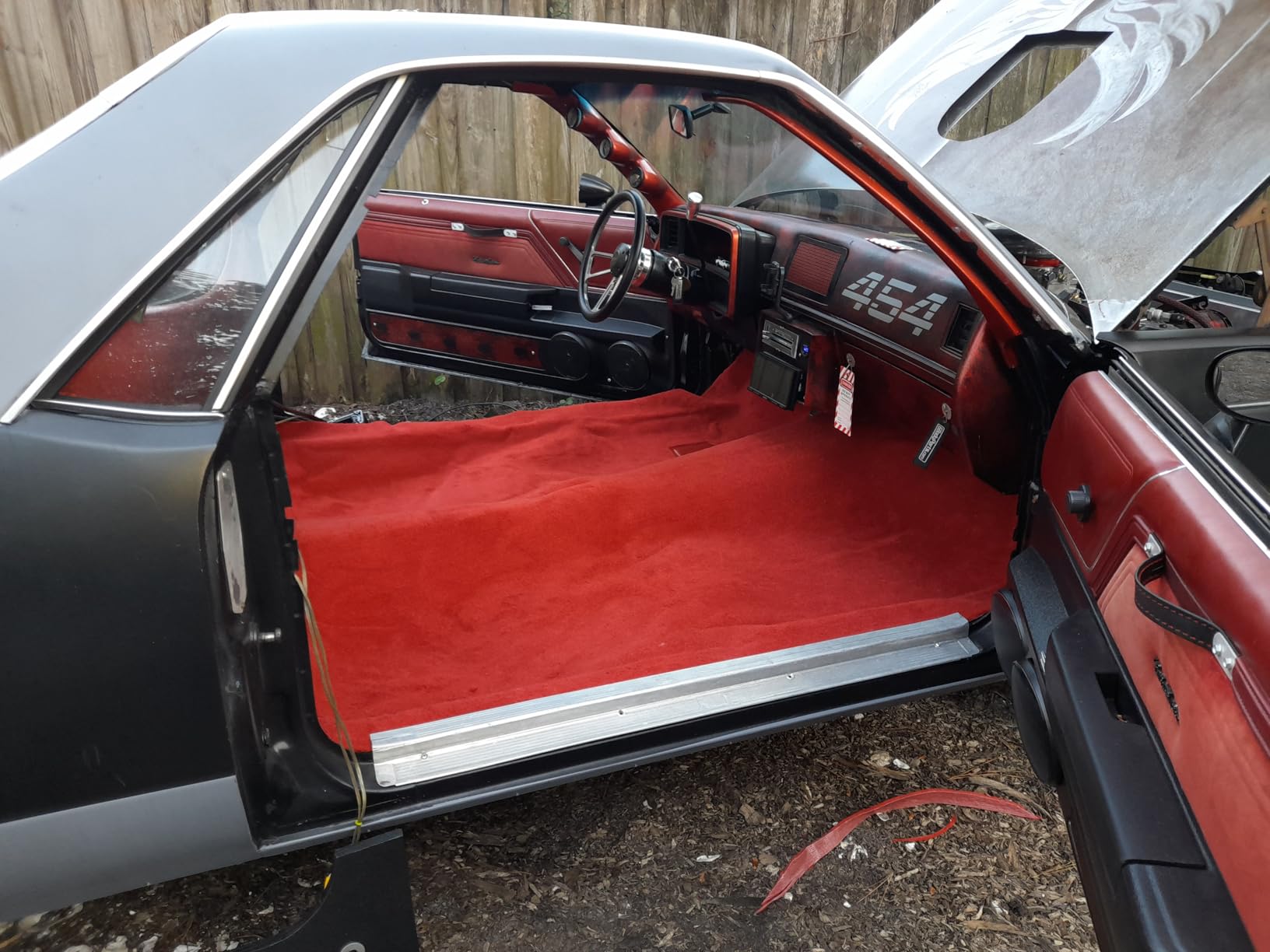 Acc Parts Compatible with 1979 to 1981 Chevrolet El Camino Carpet Custom Molded Replacement Kit, Passenger Area (801-Black Plush Cut Pile) customer photo 1