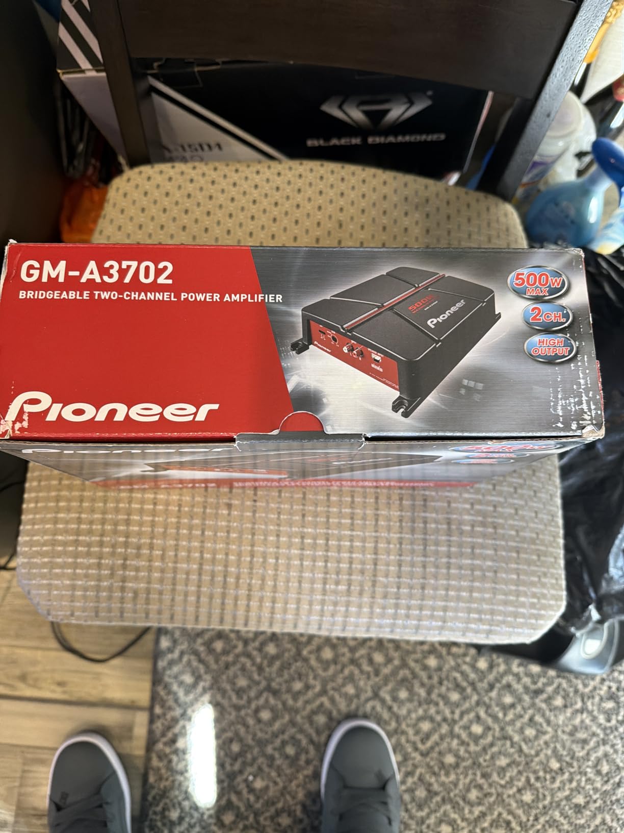 Pioneer GM-A4704 4-Channel Car Amplifier - 520W Max, Class AB, Bridgeable Design, Bridgeable, Variable high-Pass Filter customer photo 1