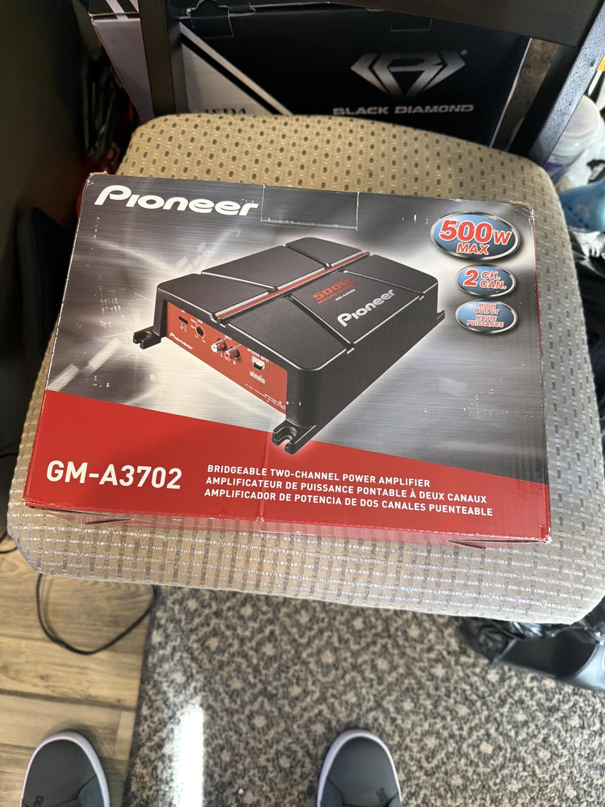 Pioneer GM-A4704 4-Channel Car Amplifier - 520W Max, Class AB, Bridgeable Design, Bridgeable, Variable high-Pass Filter customer photo 2
