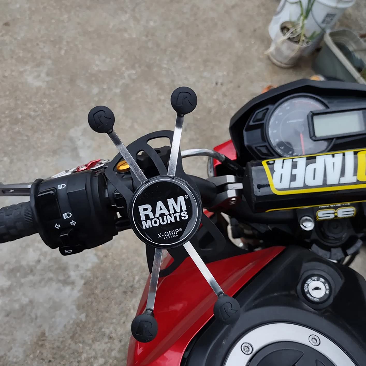 RAM MOUNTS X-Grip Large Phone Mount with RAM Snap-Link Tough-Claw RAM-HOL-UN10-400U for Motorcycle, ATV/UTV, Bike customer photo 2