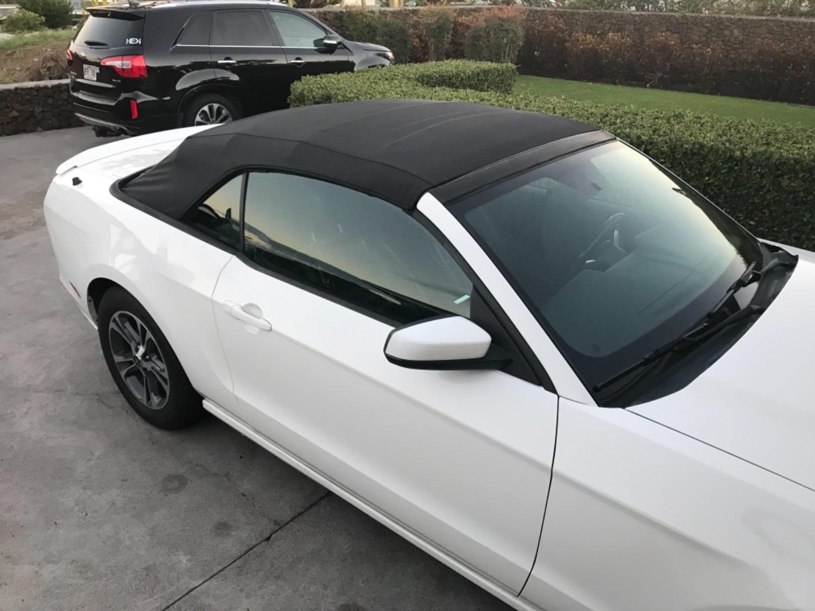 Ford Mustang Convertible Top (2005-2014) Complete Factory Style Heated Glass Window in Sailcloth Vinyl Black customer photo 1