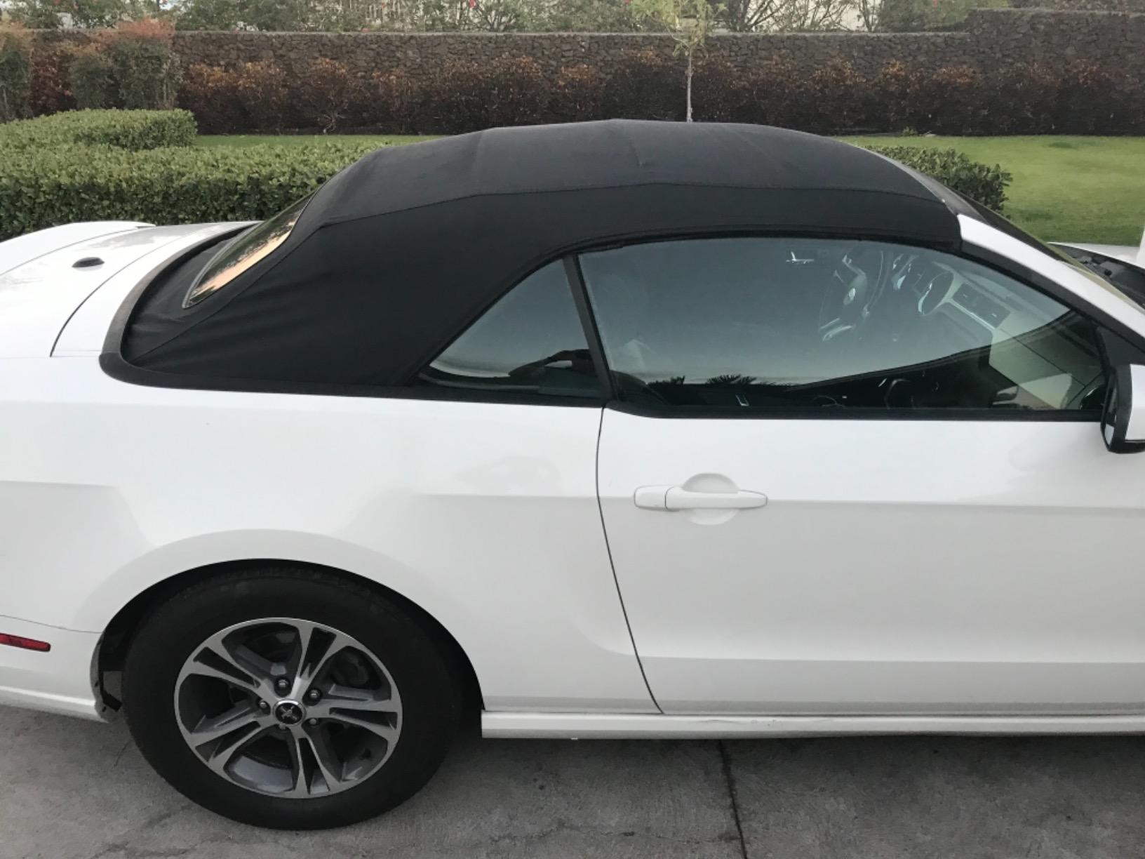 Ford Mustang Convertible Top (2005-2014) Complete Factory Style Heated Glass Window in Sailcloth Vinyl Black customer photo 2