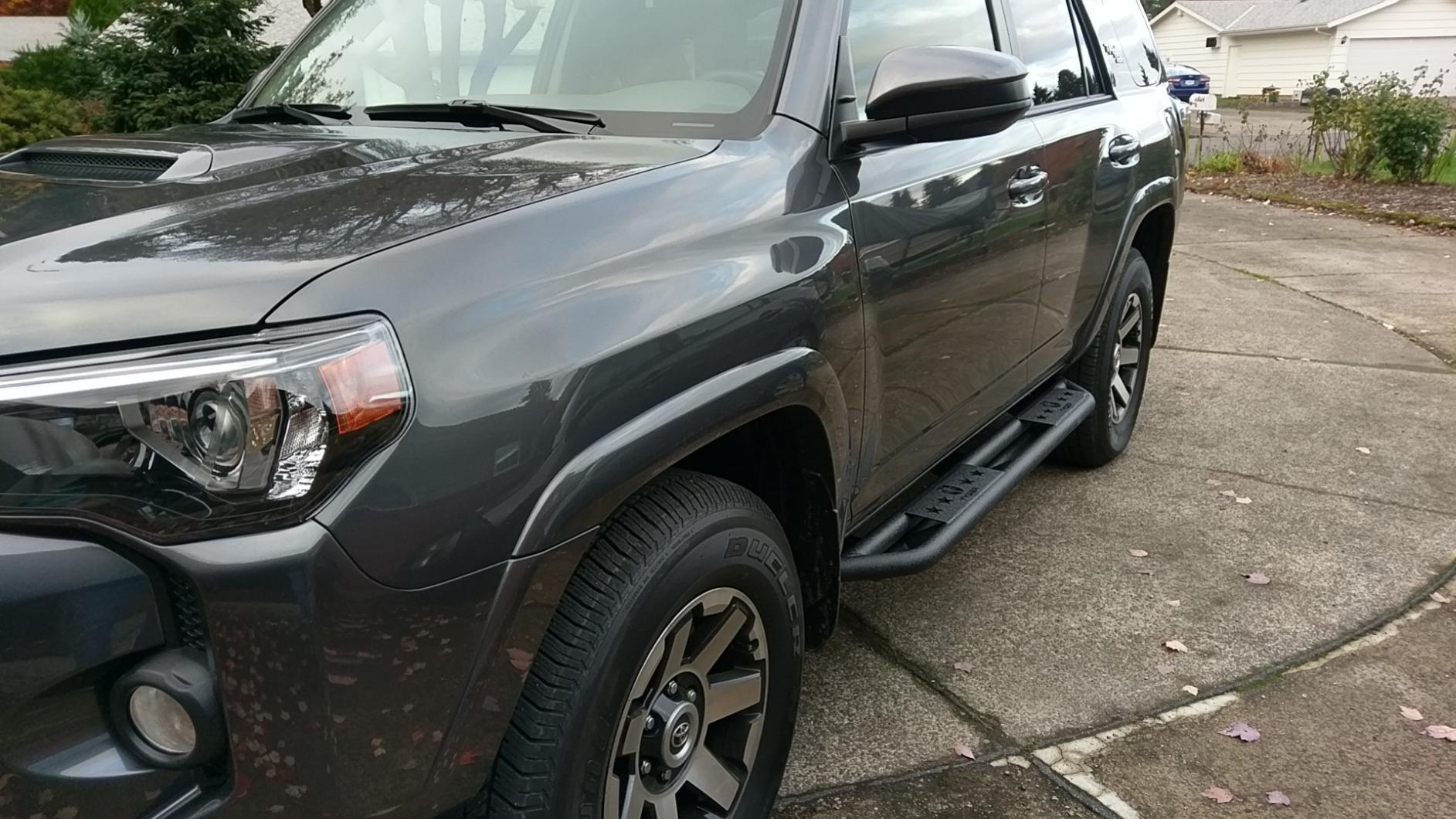 Tyger Auto Star Armor Compatible with 2010-2024 Toyota 4Runner (Exclude Limited; Nightshade; TRD Sport; 10-13 SR5) | TG-AM2T20148 | Side Step Rails Nerf Bars Running Boards customer photo 1