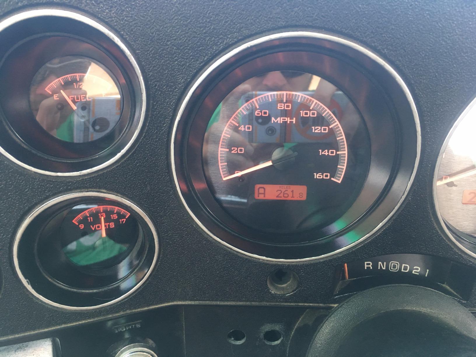 Dakota Digital 73-87 Chevy GMC Pickup Truck VHX Analog Dash Gauges Black Alloy Red VHX-73C-PU-K-R customer photo 2