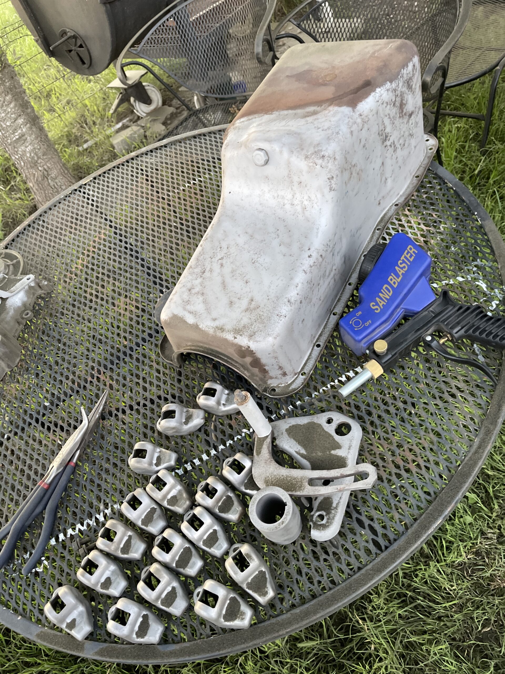 LE LEMATEC Portable Sand Blaster Gun Pro Kit (Pistola de Arena) - Premium Rust & Paint Removal for Auto, Patio & Furniture Restoration - Ceramic Nozzle - Optimized for 90 PSI 4 CFM Compressors customer photo 2