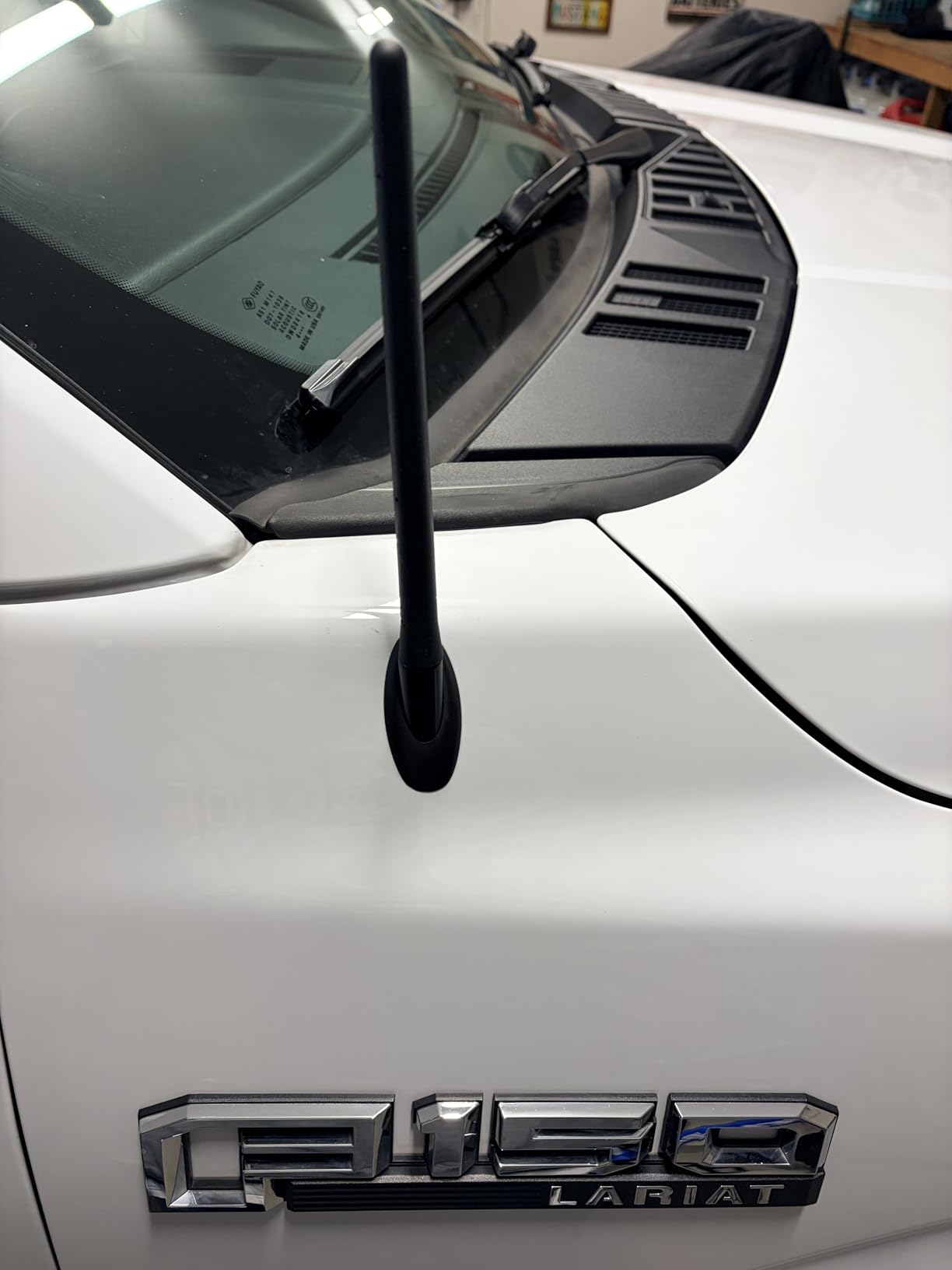 AntennaMastsRus Short Rubber Antenna for Ford F-150 (2009-2026) - Bronco (21-26) USA Stainless Threading, 6 3/4 Inch Truck Accessory, Car Wash Safe, Easy Installation, Enhanced Reception w/Copper Coil customer photo 1