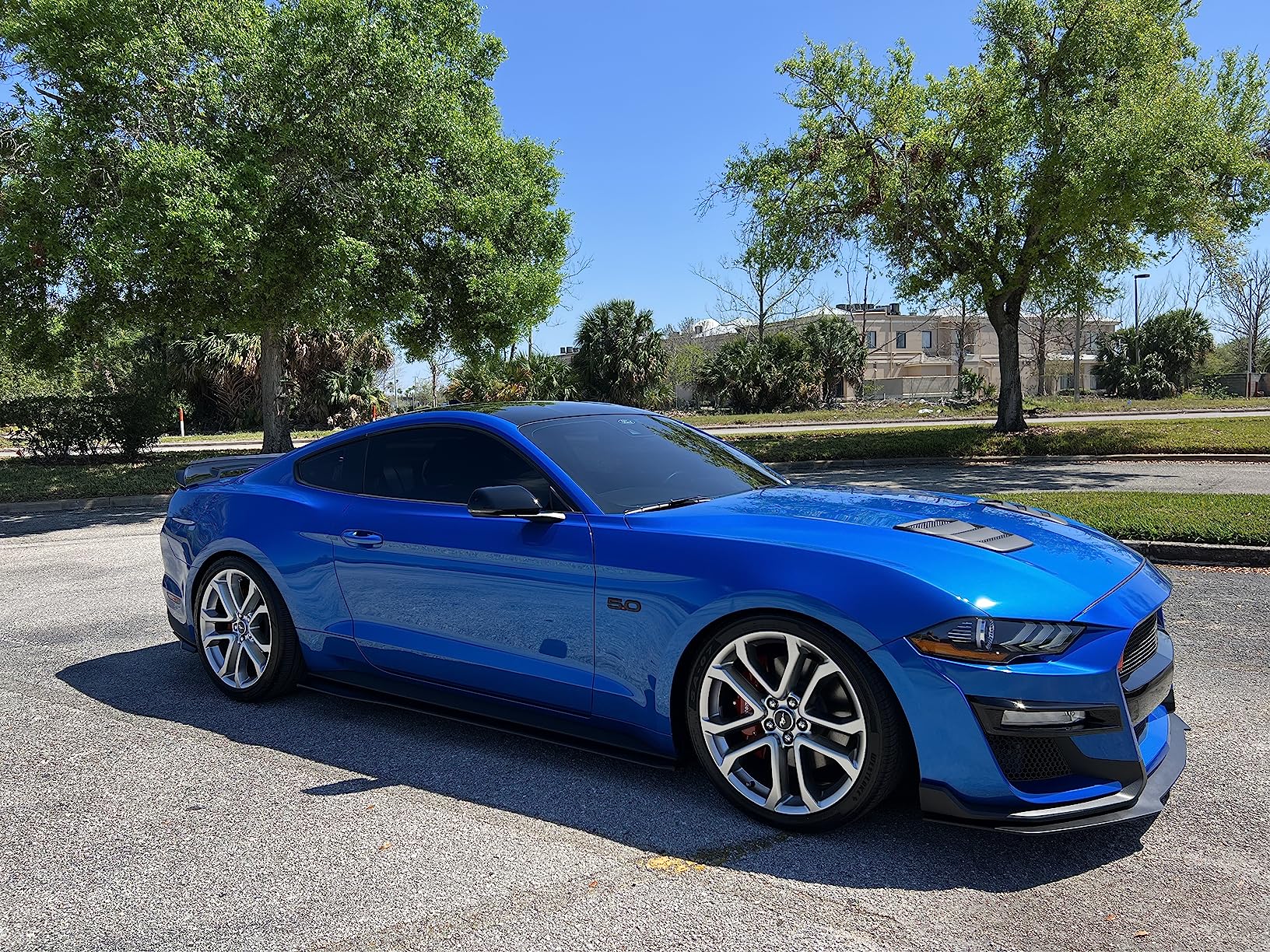 Godspeed LS-TS-FD-0004 Traction-S Performance Lowering Springs, Reduce Body Roll, Improved Handling, Set of 4, compatible with Ford Mustang 2015-22 customer photo 1