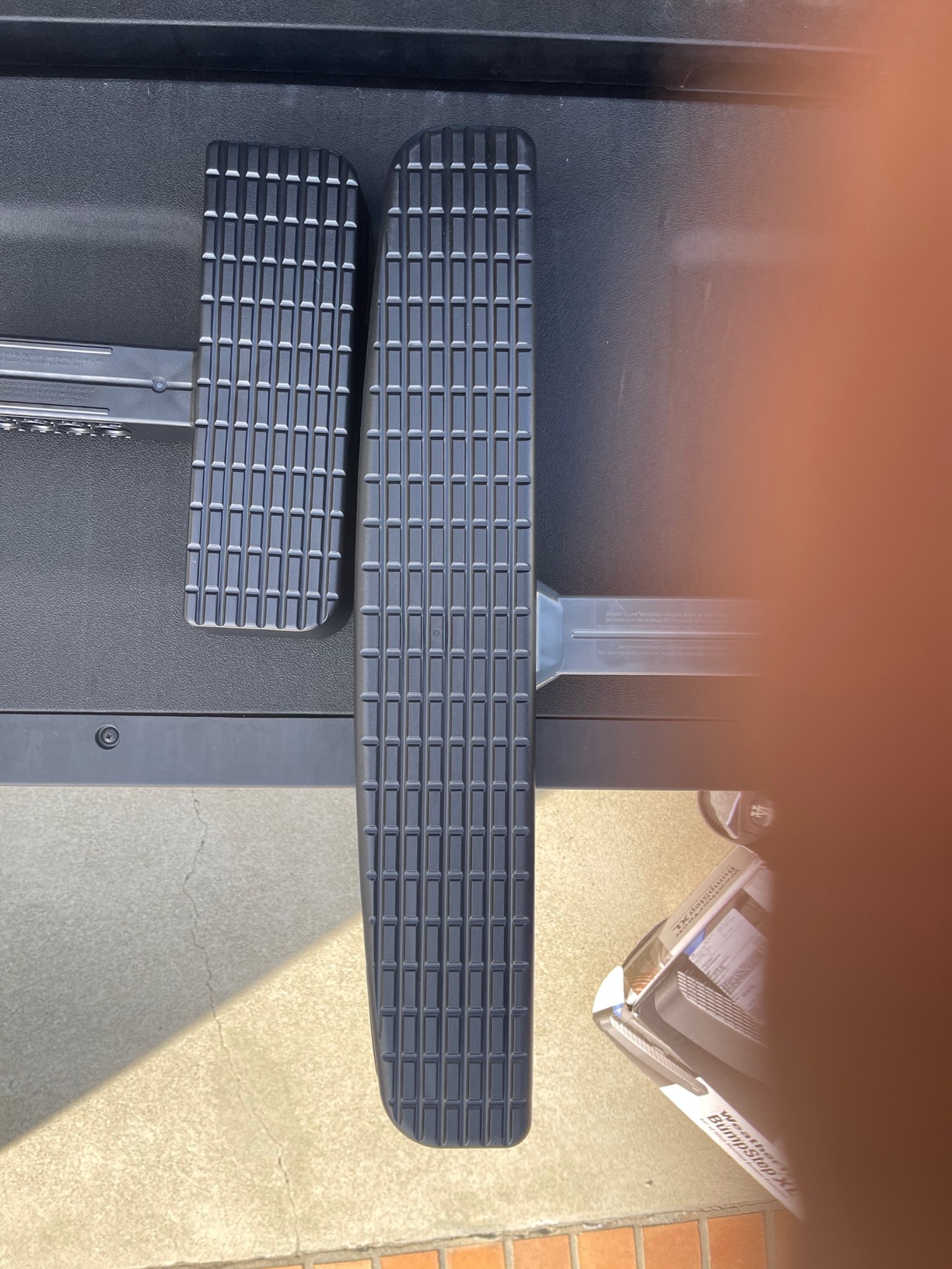 WeatherTech BumpStep XL with Theft Deterrent Stainless Hardware customer photo 2