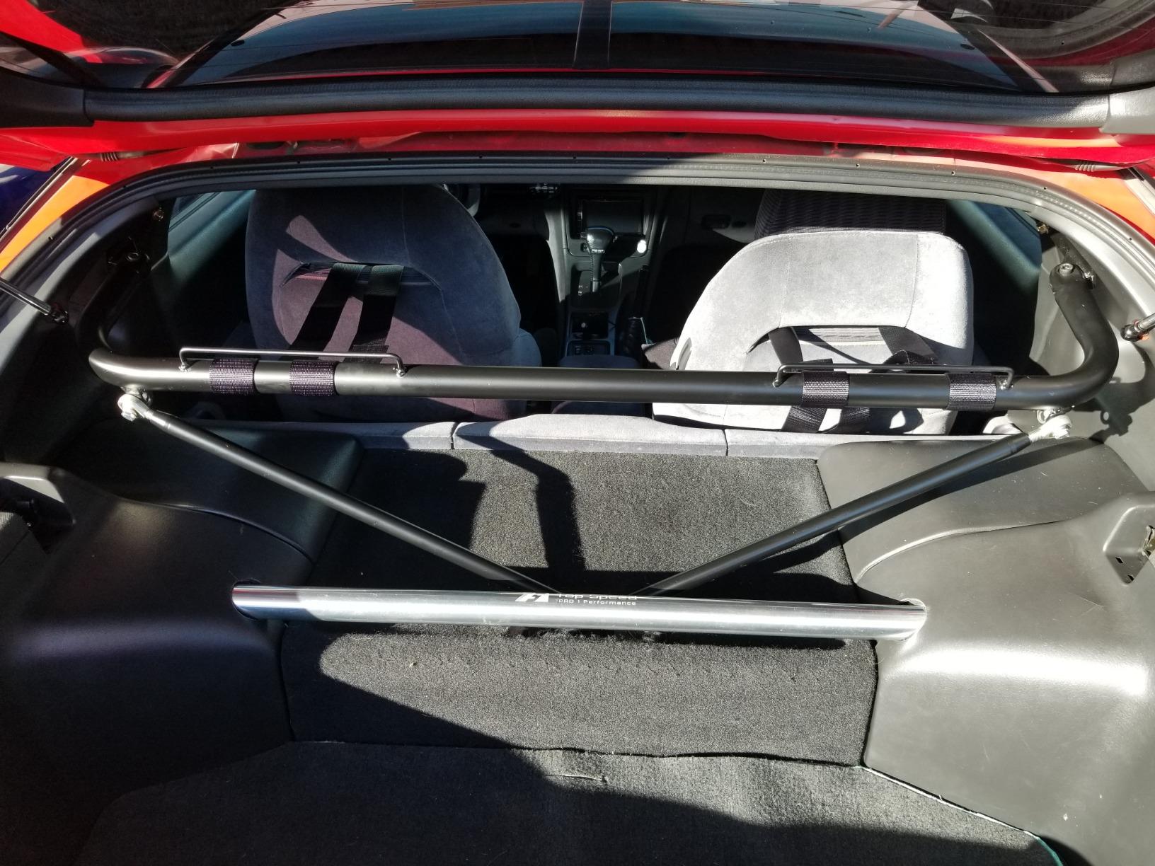 Auto Dynasty Universal 49 Inches Safety Racing Harness Bar with Support Rods, Black customer photo 2