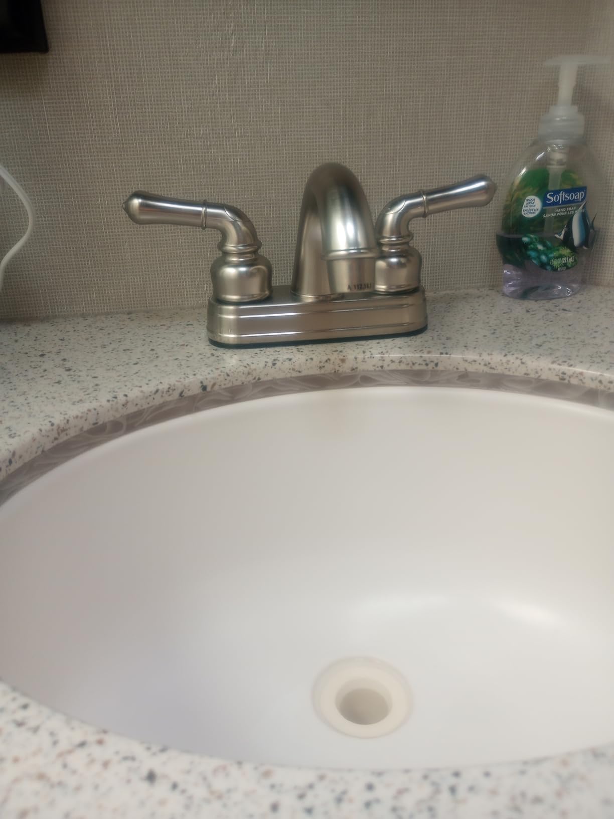 Dura Faucet DF-PL620C-SN RV Bathroom Sink Faucet - Smooth Turning 2-Lever (Brushed Satin Nickel) customer photo 1