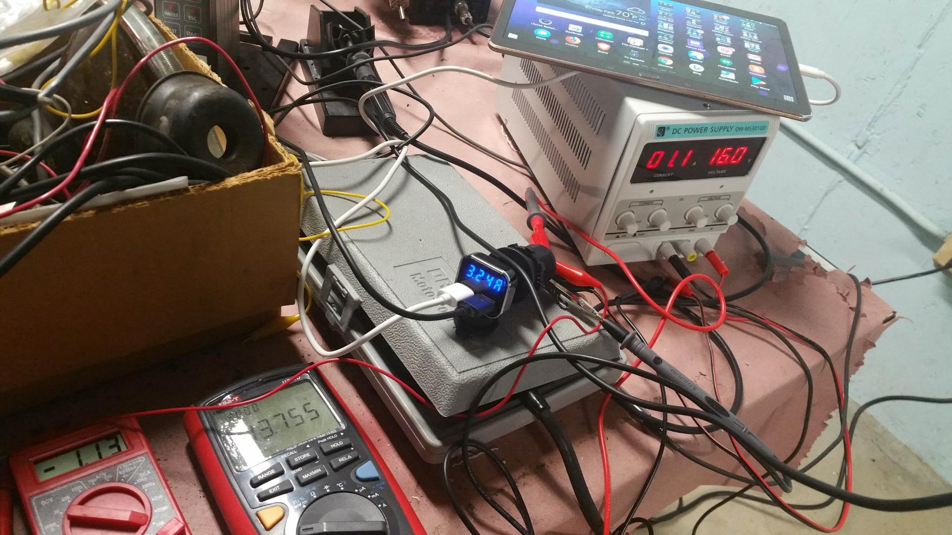 4.8A 24W Dual USB Car Charger Volt Meter Car Battery Monitor with LED Voltage & Amps Display, Cigarette Lighter Adapter customer photo 1