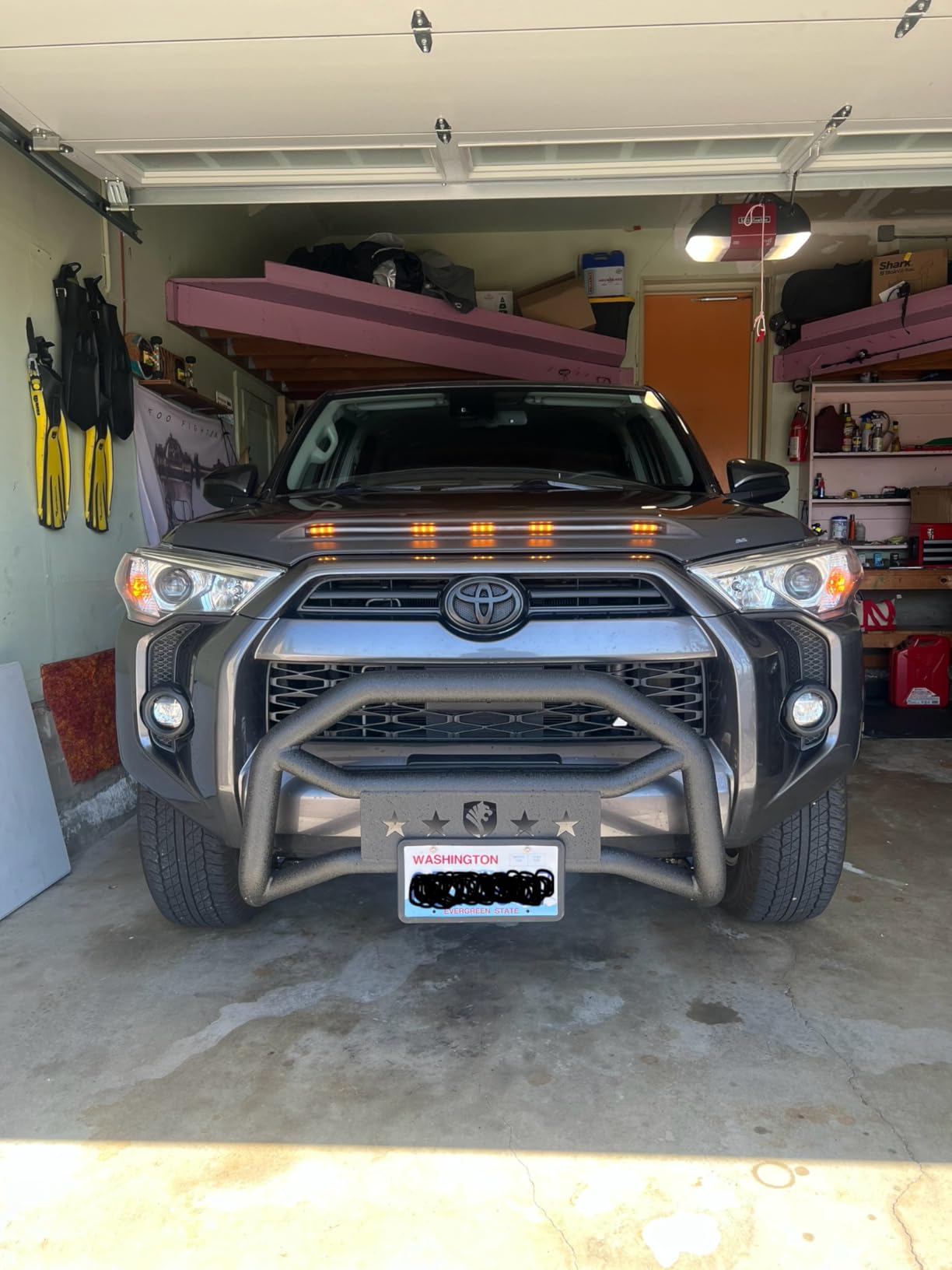 Tyger Auto TG-GD6T60178 Front Bumper Guard Compatible with 2010-2024 Toyota 4Runner (Exclude 14-24 Limited, 19-22 Nightshade, 22-24 TRD Pro) | Textured Black | Light Mount | Bull Bar customer photo 1