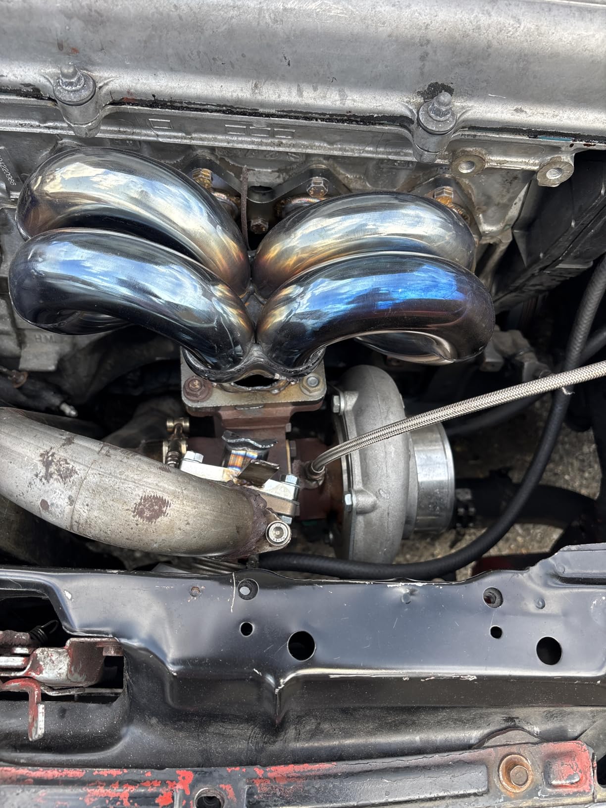 DNA Motoring TM-B-S-RH Stainless Steel Turbo Manifold customer photo 2