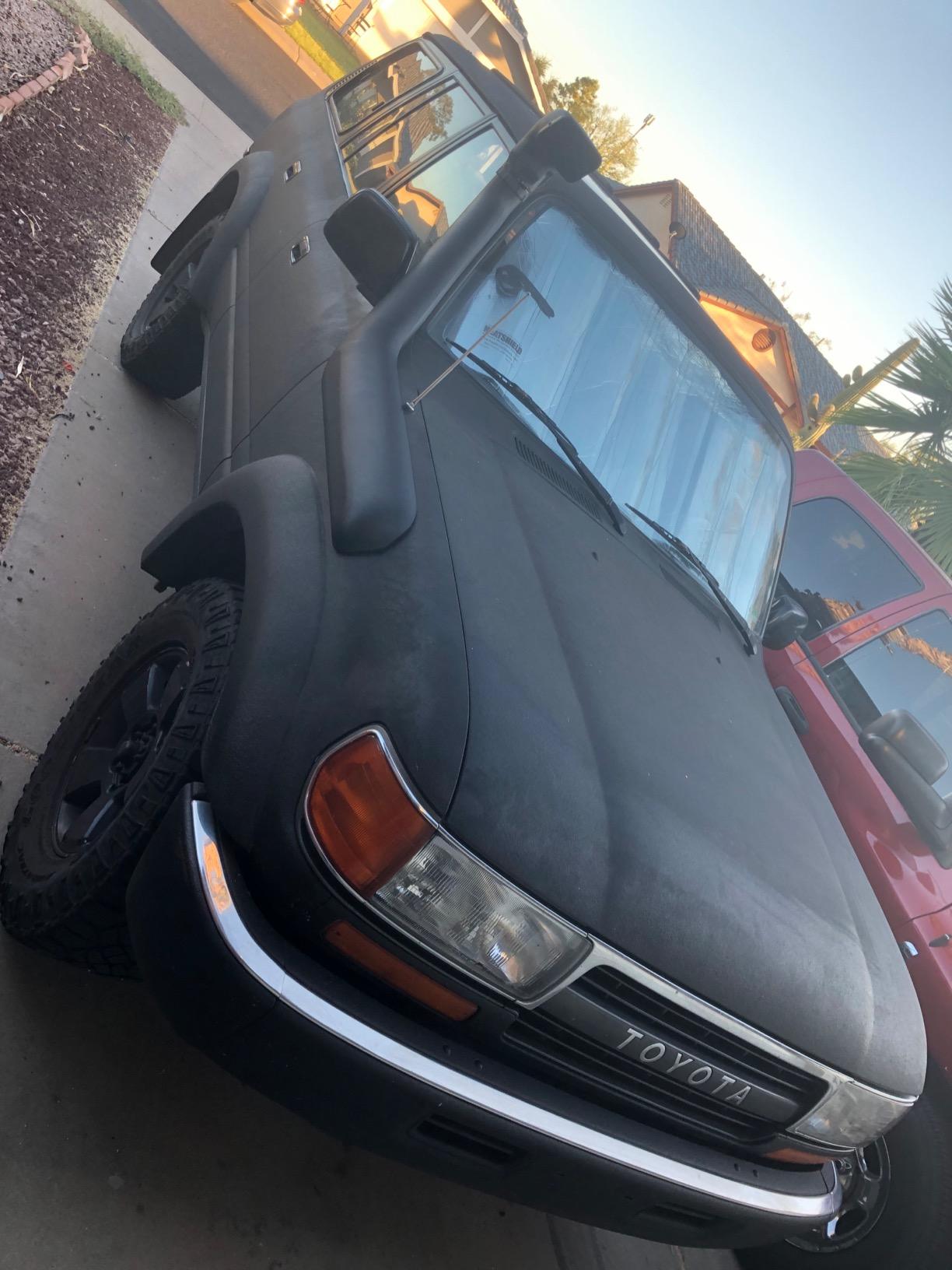 Snorkel Kit System Compatible For 1990-1997 Toyota 80 Series Land Cruiser Lexus LX450 Offroad 4x4 4WD High Mount Pipe Tube customer photo 1