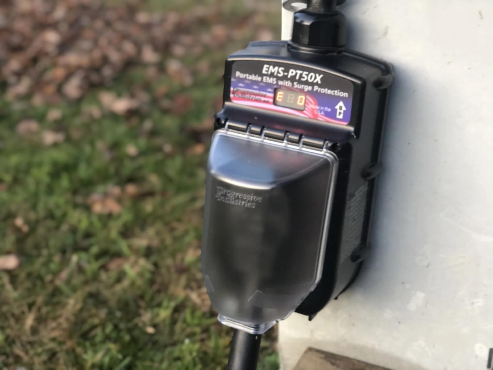 Progressive Industries EMS-PT50X Portable RV Surge Protector, Black, 50 Amp customer photo 1