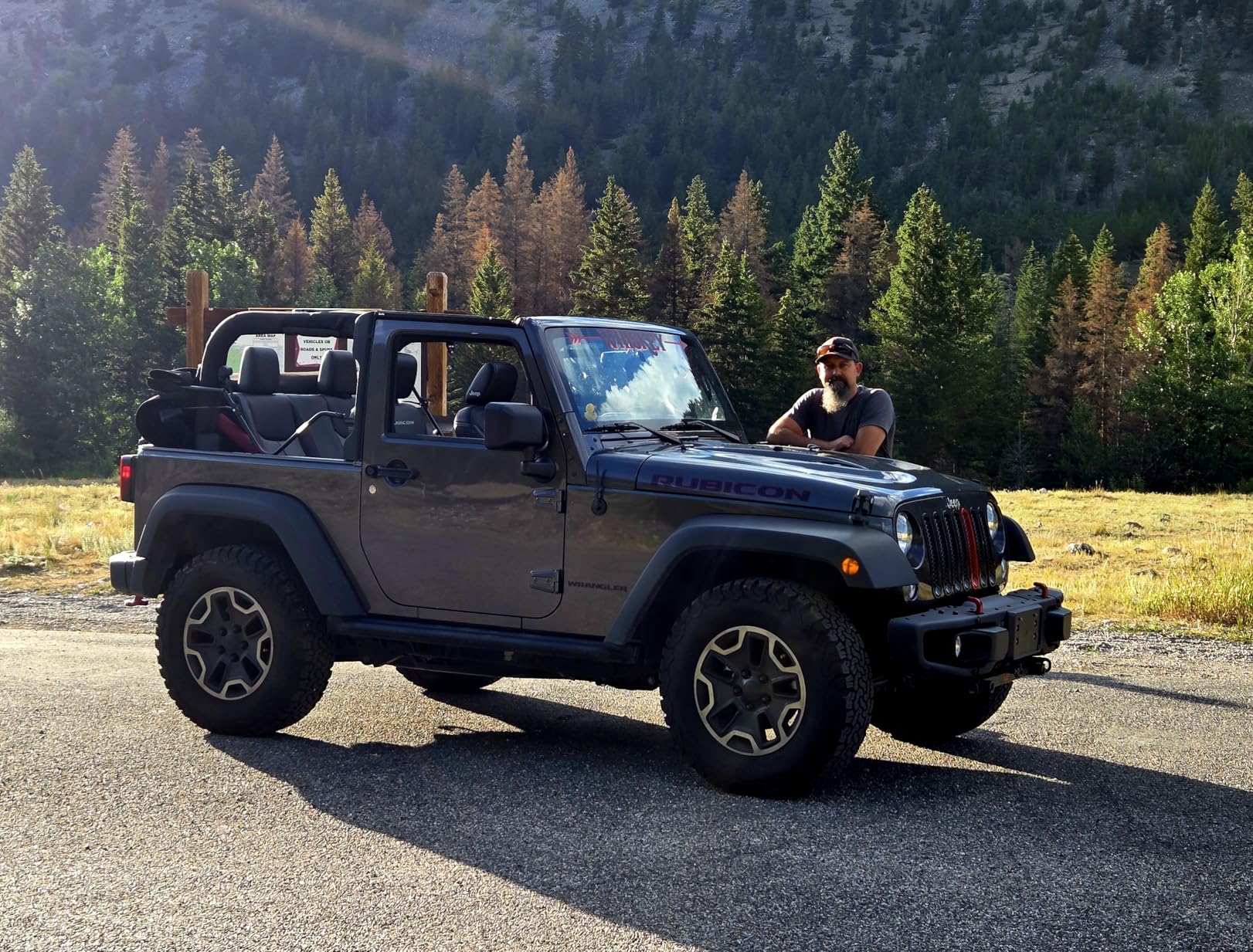 Bestop 5492217 Black Twill Trektop NX Glide Convertible Soft Top for 2007-2018 Wrangler JK 2-Door customer photo 1