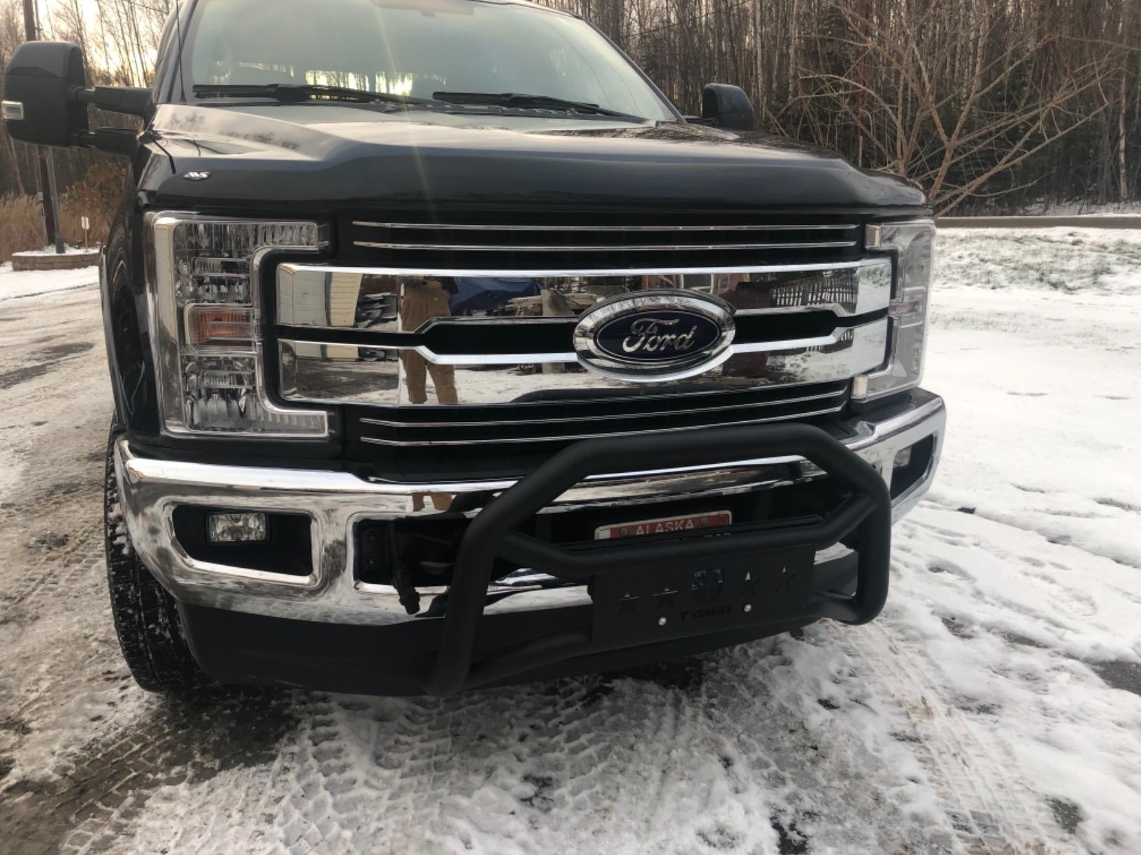 Tyger Auto TG-GD6F60258 Front Bumper Guard Compatible with 2017-2026 Ford F250 F350 F450 F550 Super Duty | Textured Black | Light Mount | Bull Bar customer photo 1