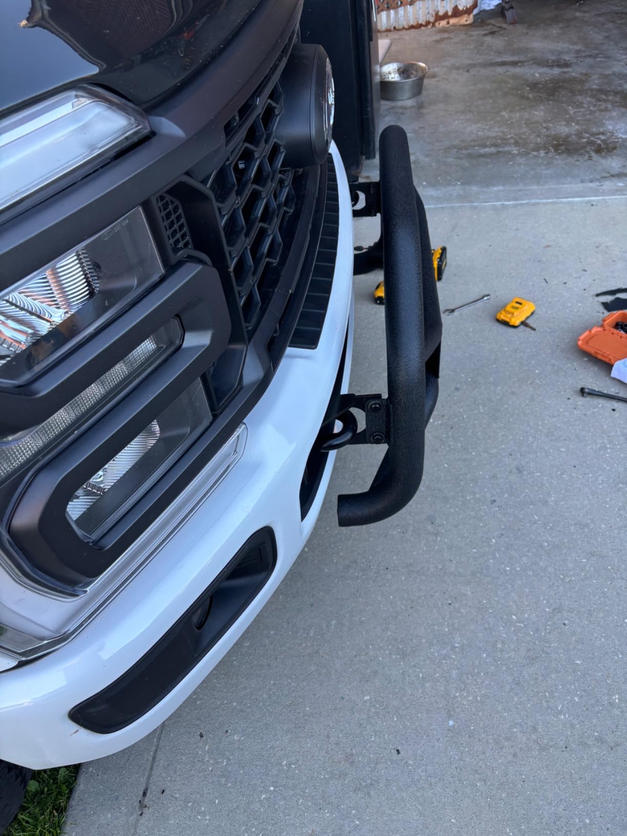 Tyger Auto TG-GD6F60258 Front Bumper Guard Compatible with 2017-2026 Ford F250 F350 F450 F550 Super Duty | Textured Black | Light Mount | Bull Bar customer photo 2