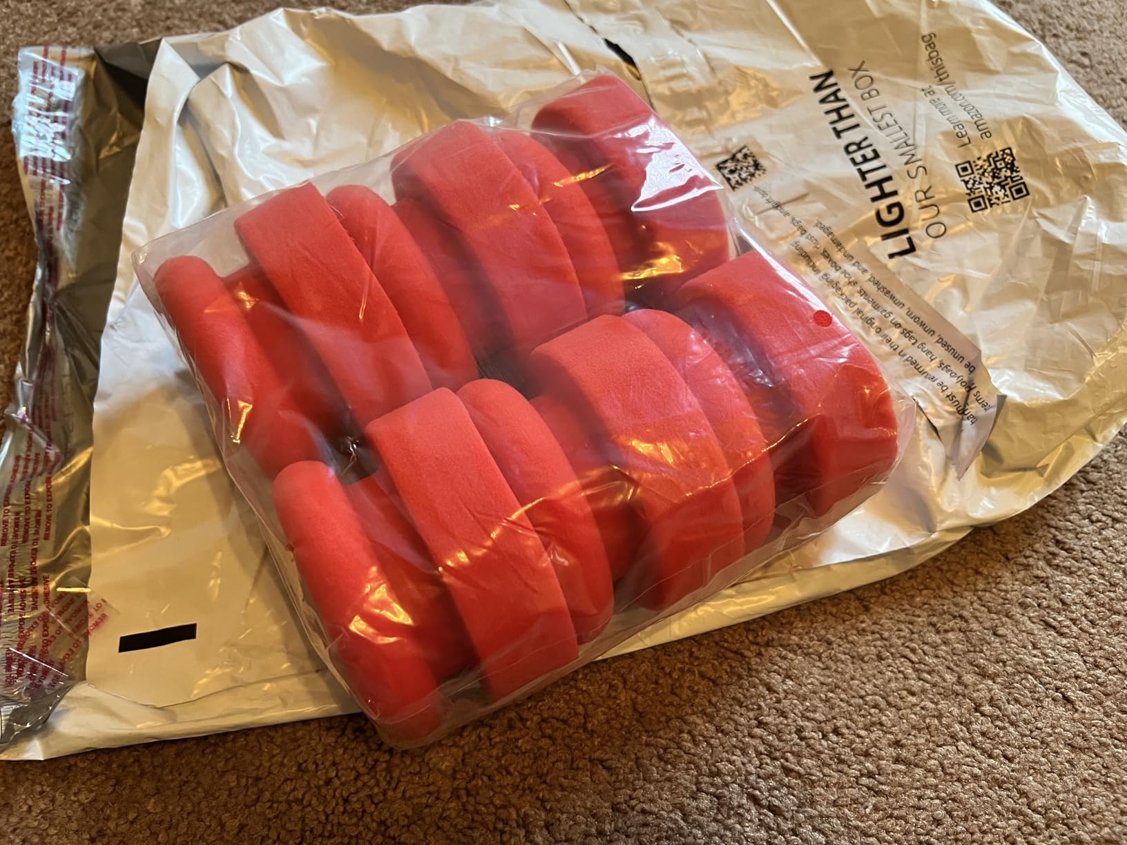 Foam Applicator Pads, SPTA 4 Inch Round Shape Side Pressing Hand Polishing Red Sponge Pads Kit Detailing Buffing Pads for Waxing Polishing Paint Ceramic Glass Cleaning, Pack of 10 -HPWR10 customer photo 2