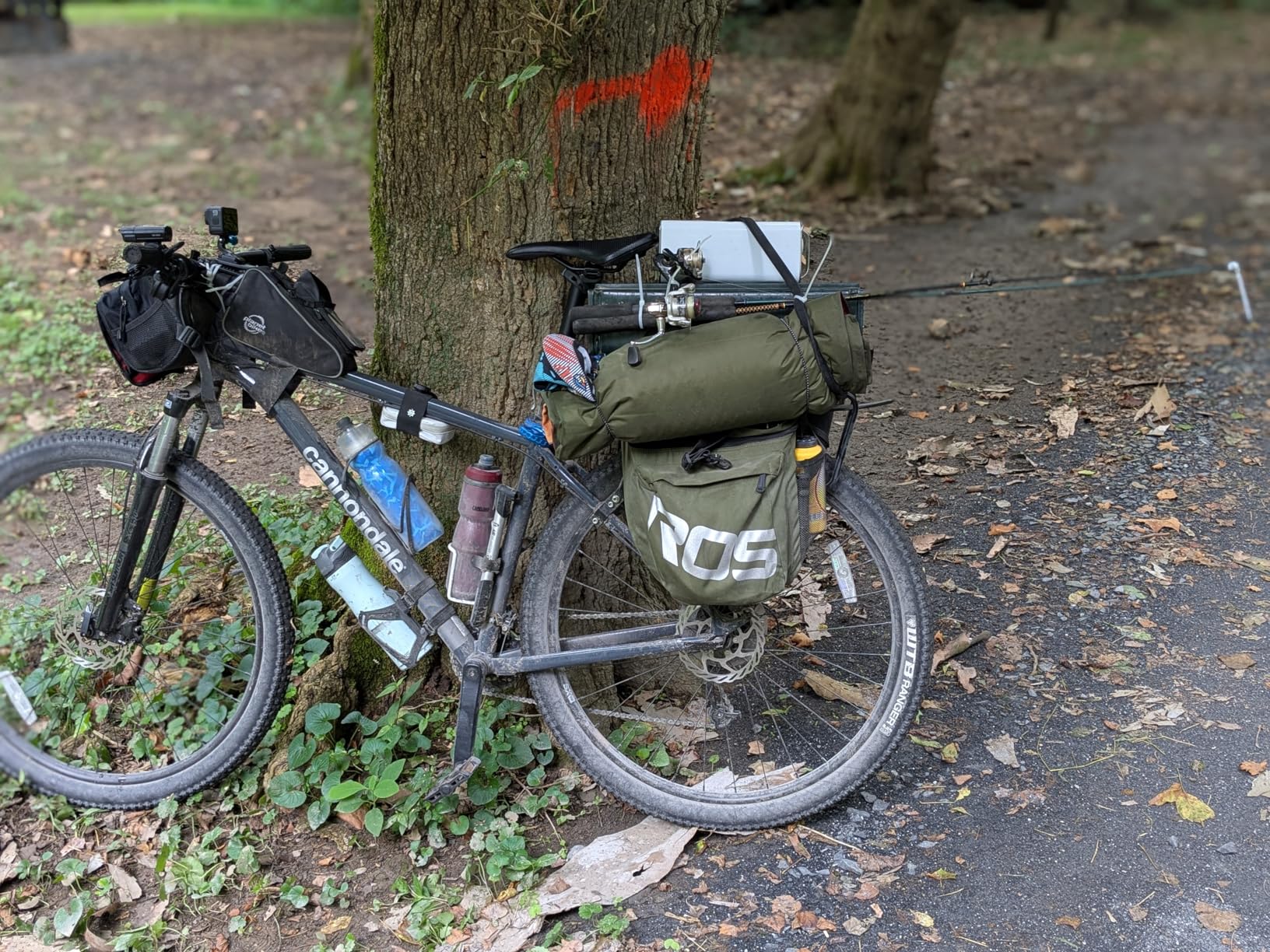 Roswheel Bike Bag Accessories Panniers for Bicycle Rear Rack Bag 50L Waterproof Mountain Electric Bike Saddle Bags for Cycling Traveling Commuting customer photo 2