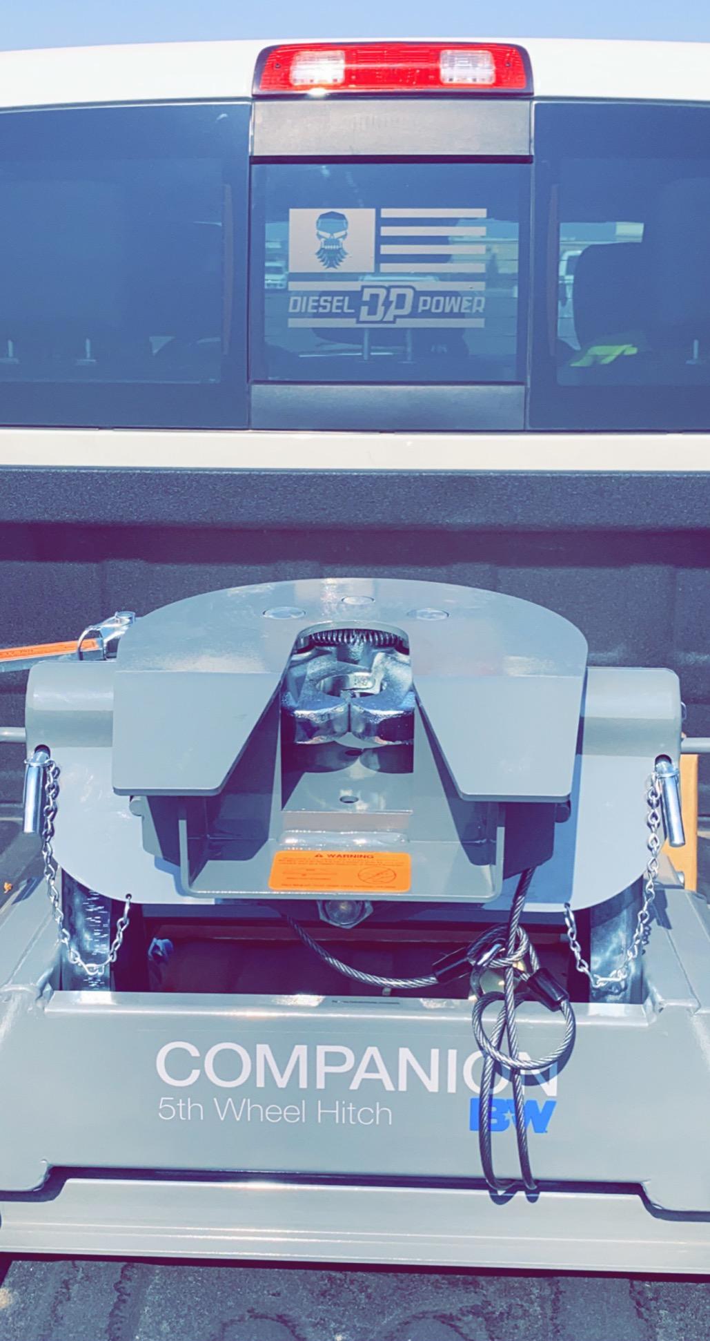 B&W Trailer Hitches Companion OEM Slider Fifth Wheel Hitch - Compatible with Ram OEM Puck System - RVK3670 customer photo 3