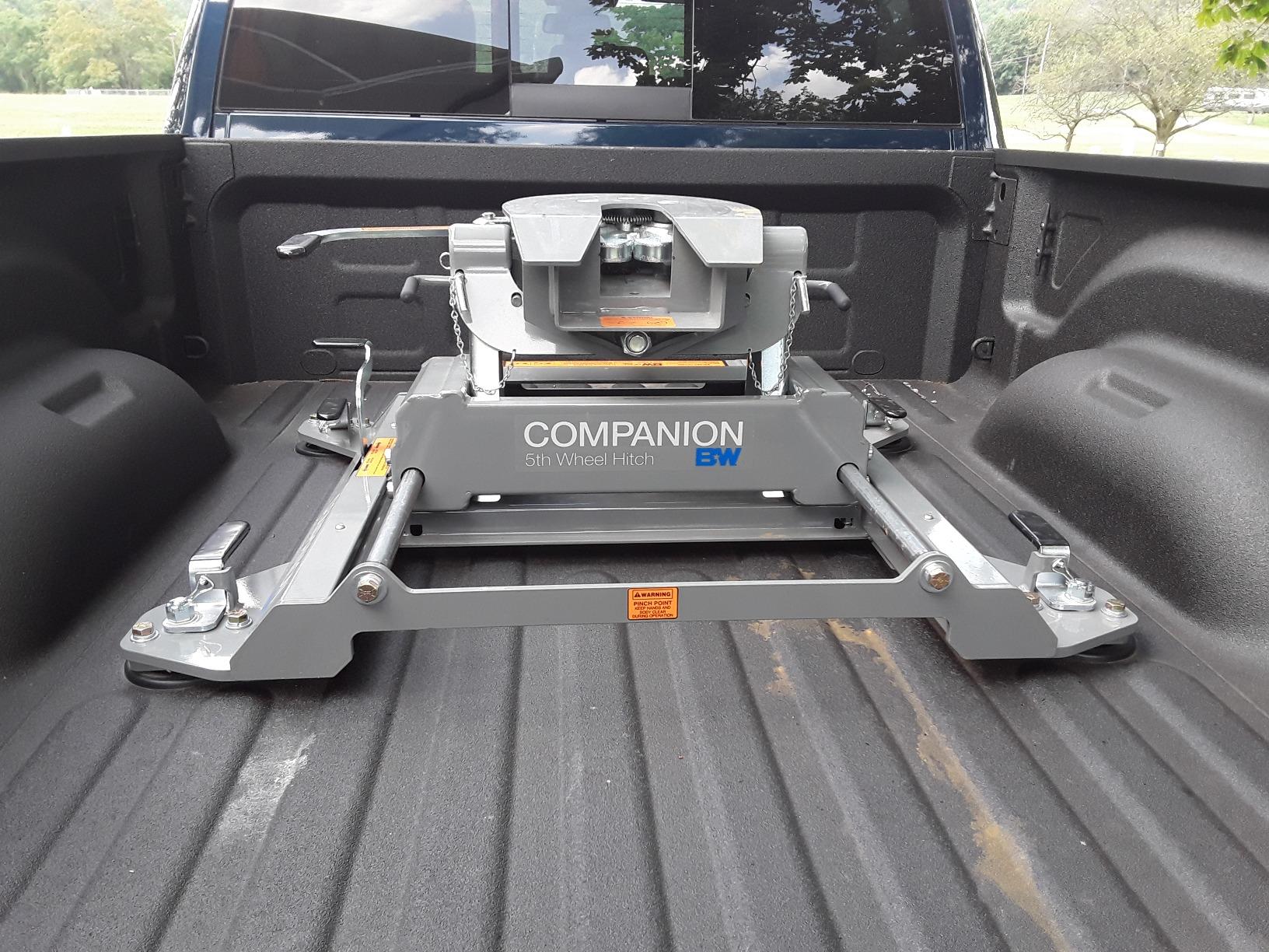 B&W Trailer Hitches Companion OEM Slider Fifth Wheel Hitch - Compatible with Ram OEM Puck System - RVK3670 customer photo 4