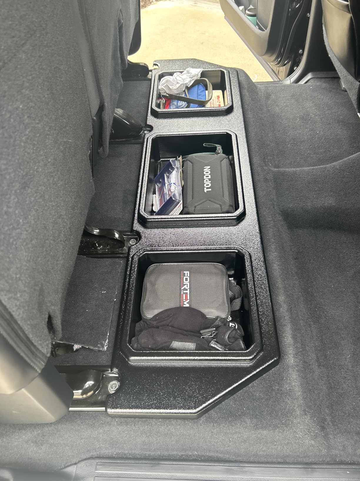 ESP Truck Accessories Plastic Under Seat Storage for 2014-2019 Toyota Tundra CrewMax customer photo 1
