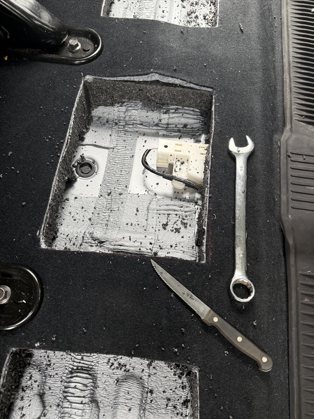 ESP Truck Accessories Plastic Under Seat Storage for 2014-2019 Toyota Tundra CrewMax customer photo 2