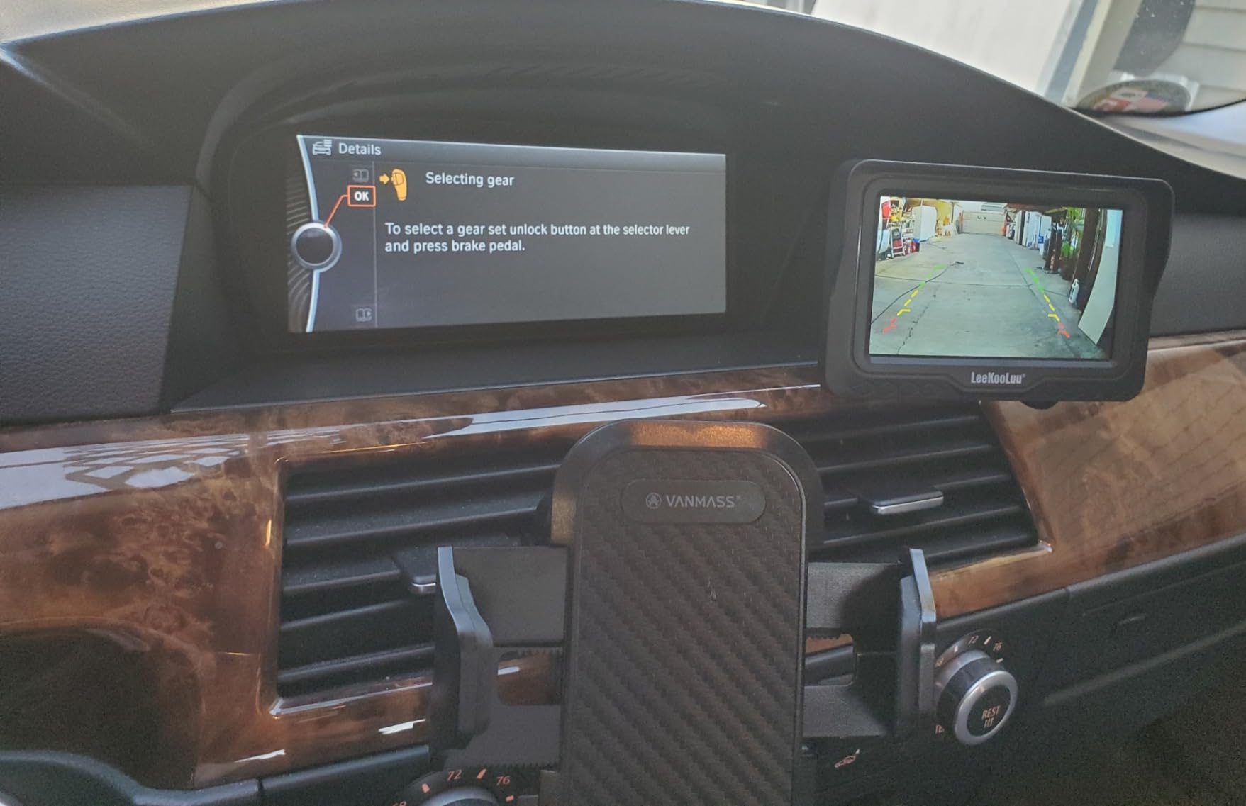 Backup Camera Easy Setup Plug-Play: HD 1080P No-Delay Waterproof - Clear Night Vision Rear View Camera with Monitor for Car Truck SUV - LK3 customer photo 2