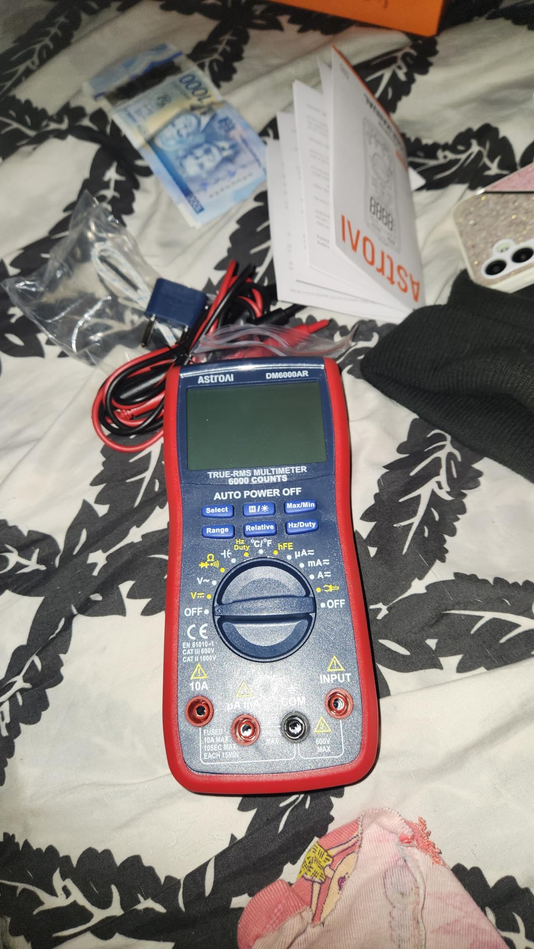 AstroAI Digital Multimeter and Analyzer TRMS 6000 Counts Volt Meter Ohmmeter Auto-Ranging Tester customer photo 2