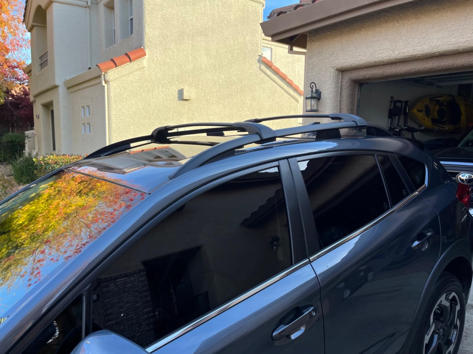 Subaru 2018-2023 Crosstrek Roof Rack Cross Bar Set Aero E361SFL400 customer photo 1