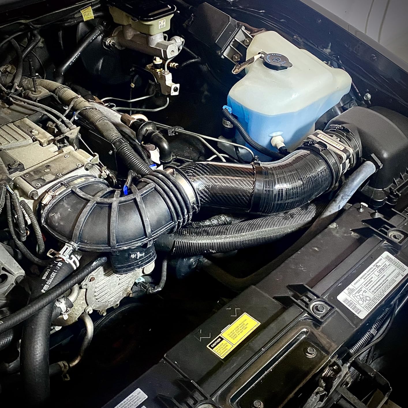 AC PERFORMANCE OD 3 inch (76mm) 90 degree Carbon Fiber Elbow, 3