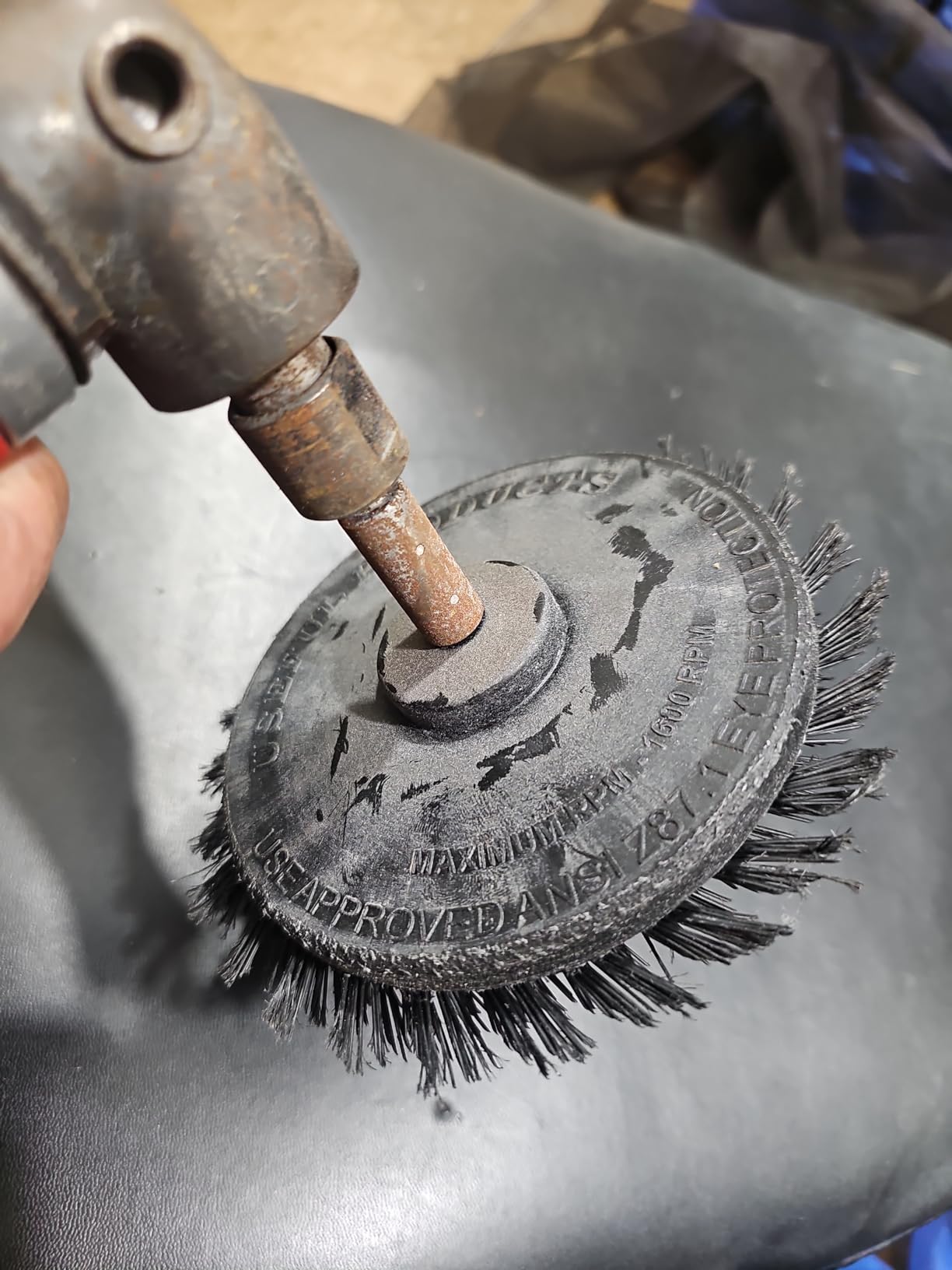 Drill Brush Attachment for Washing, Wheels, Mats, Detailing customer photo 1