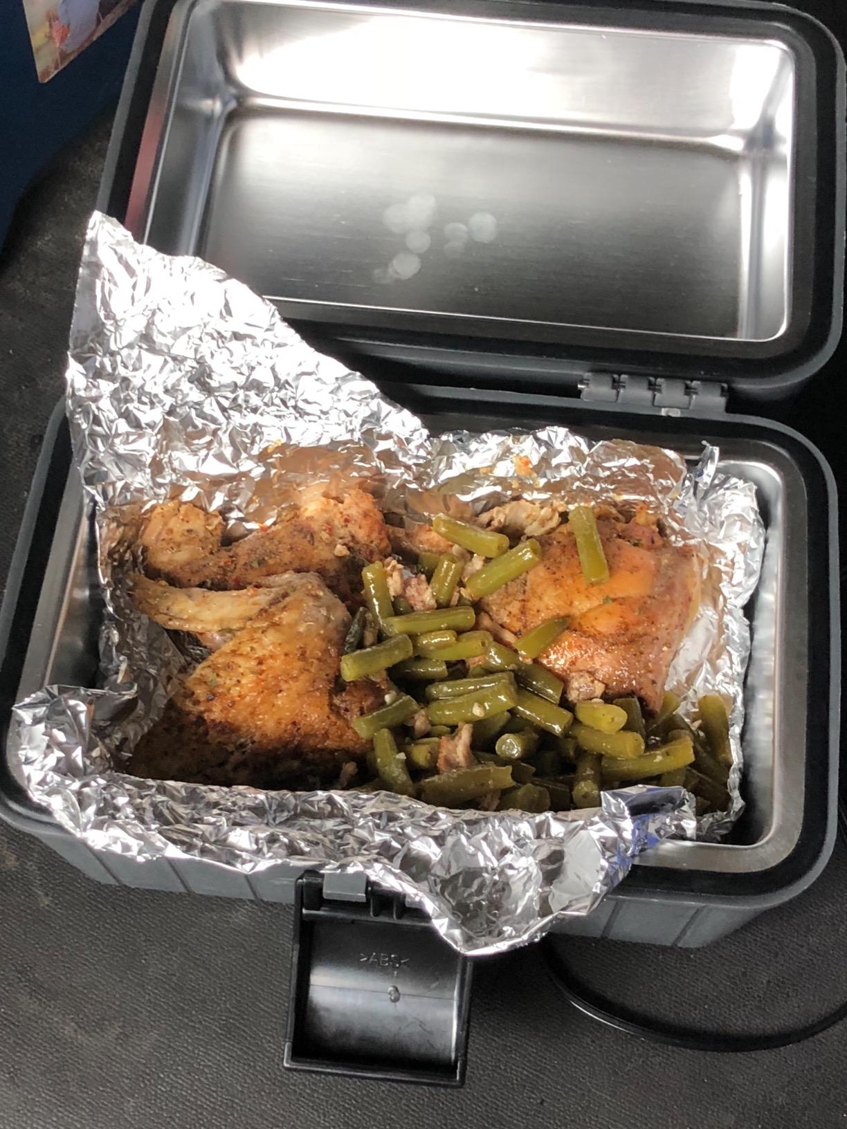 Gideon Heated Electric Lunch Box 12-Volt Portable Stove For Car, Truck, Camping, Etc. - Enjoy Hot Delicious Meals customer photo 1