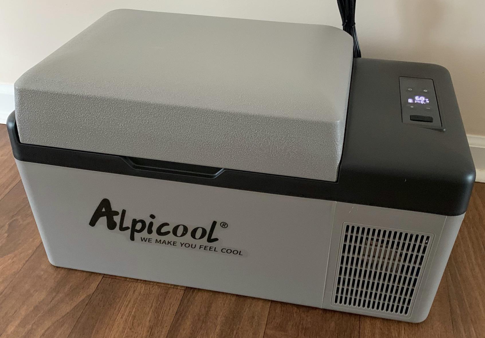 Alpicool C15 Portable Car Freezer,12 Volt Refrigerator, 16 Quart (15 Liter) Fast Cooling 12V Car Fridge -4℉~68℉, Car Cooler, 12/24V DC and 100-240V AC for Outdoor, Camping, RV, Truck, Boat customer photo 2