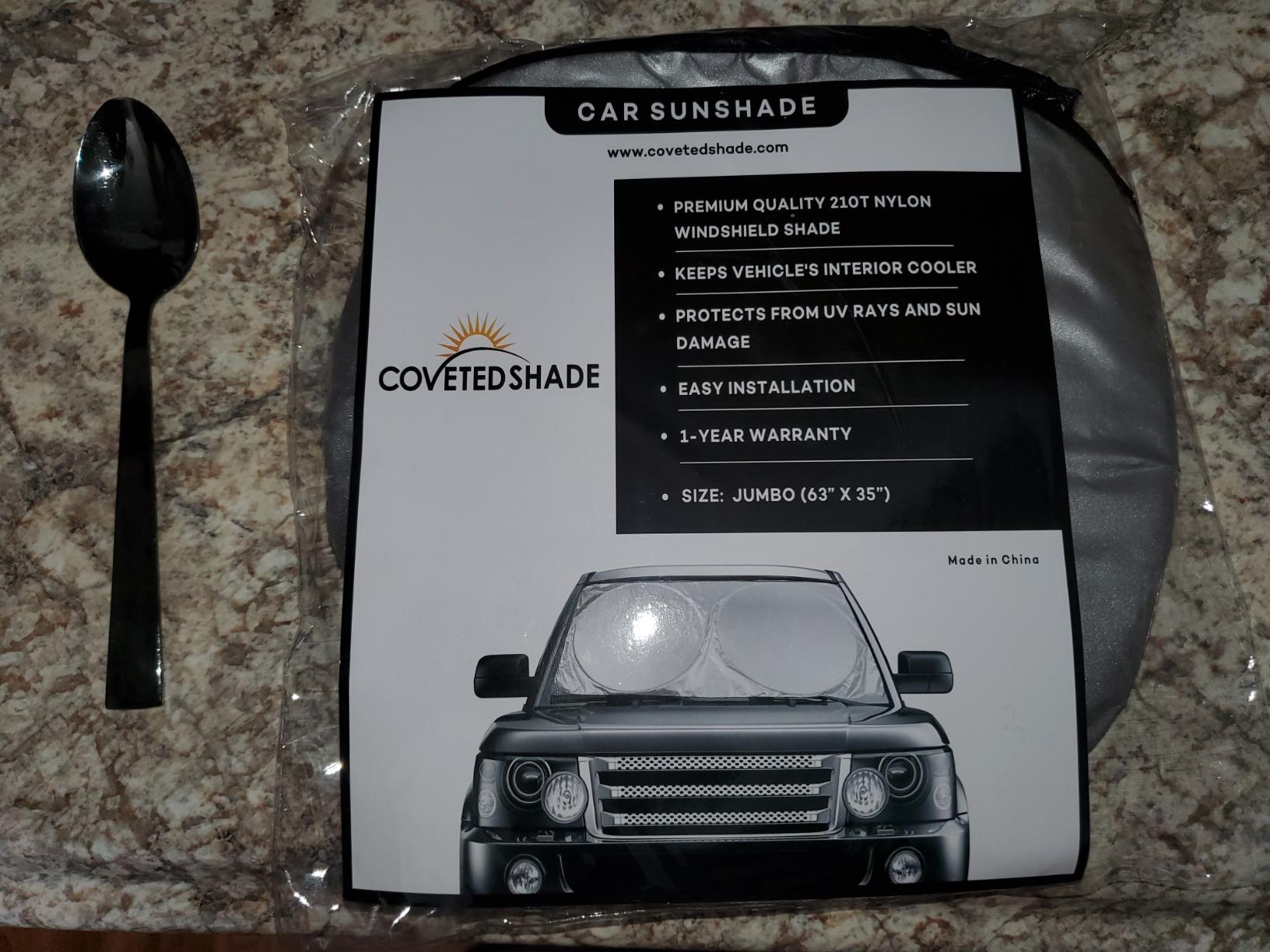 Extra Jumbo Car Windshield Sunshade (70.9