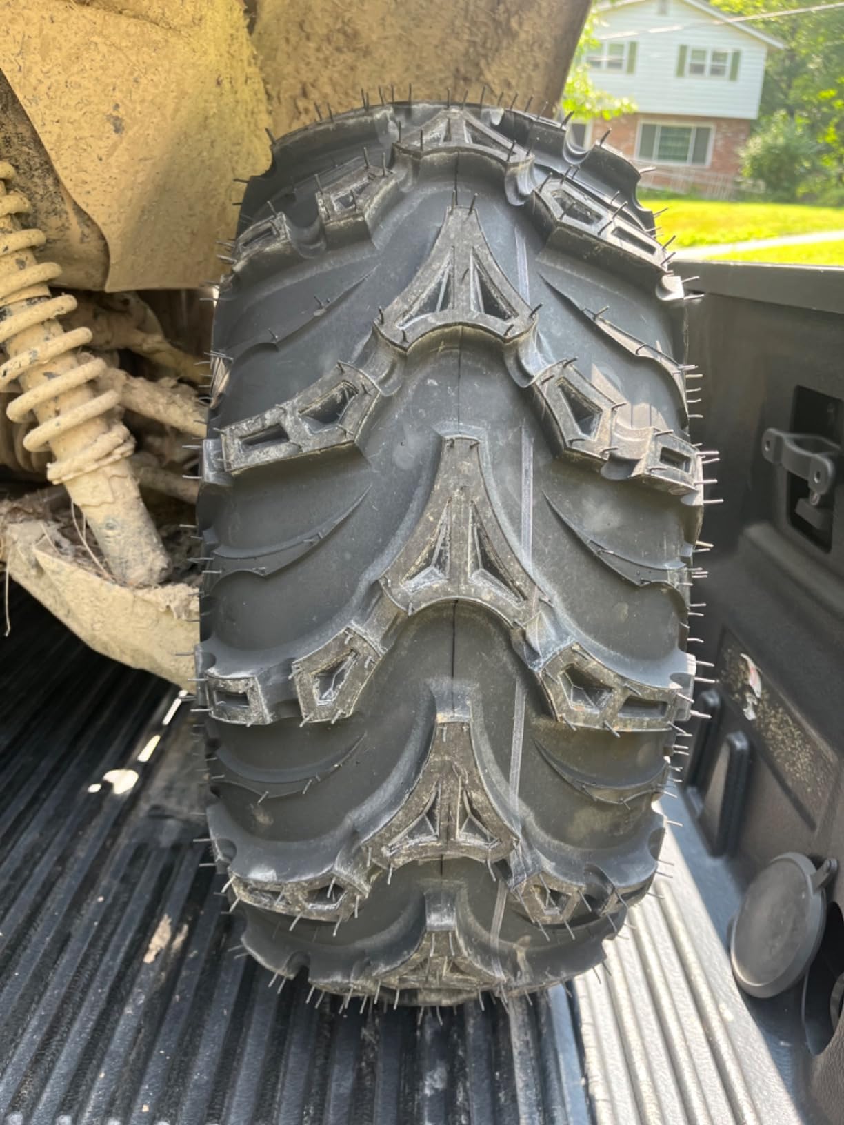 Full set of ITP Mud Lite II (6ply) 25x8-12 and 25x10-12 ATV Tires (4) customer photo 2