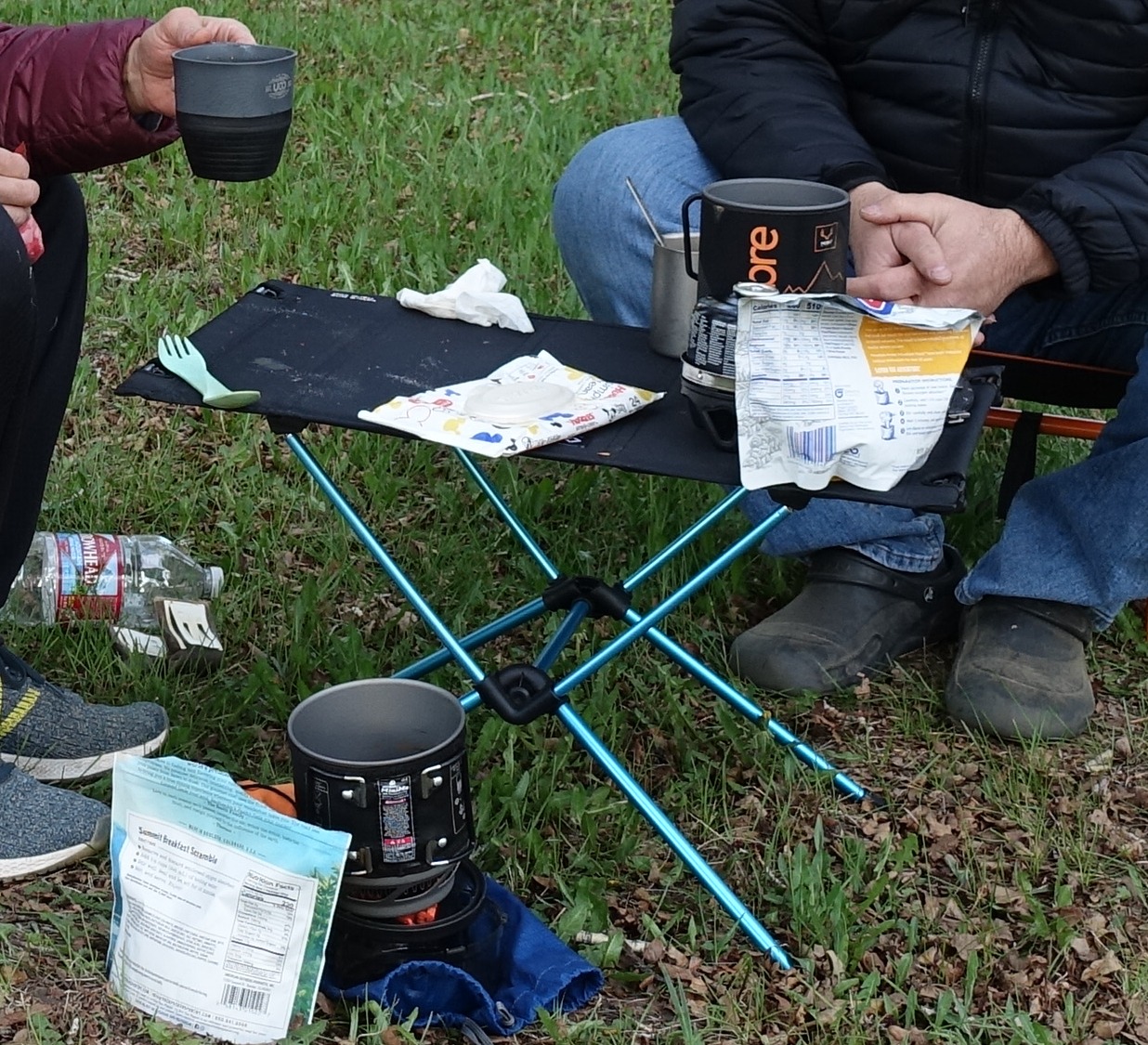 Helinox Table One Hard Top Lightweight, Collapsible, Portable, Outdoor Camping Table, Large - 29.5 x 22.5 Inches, Black customer photo 1