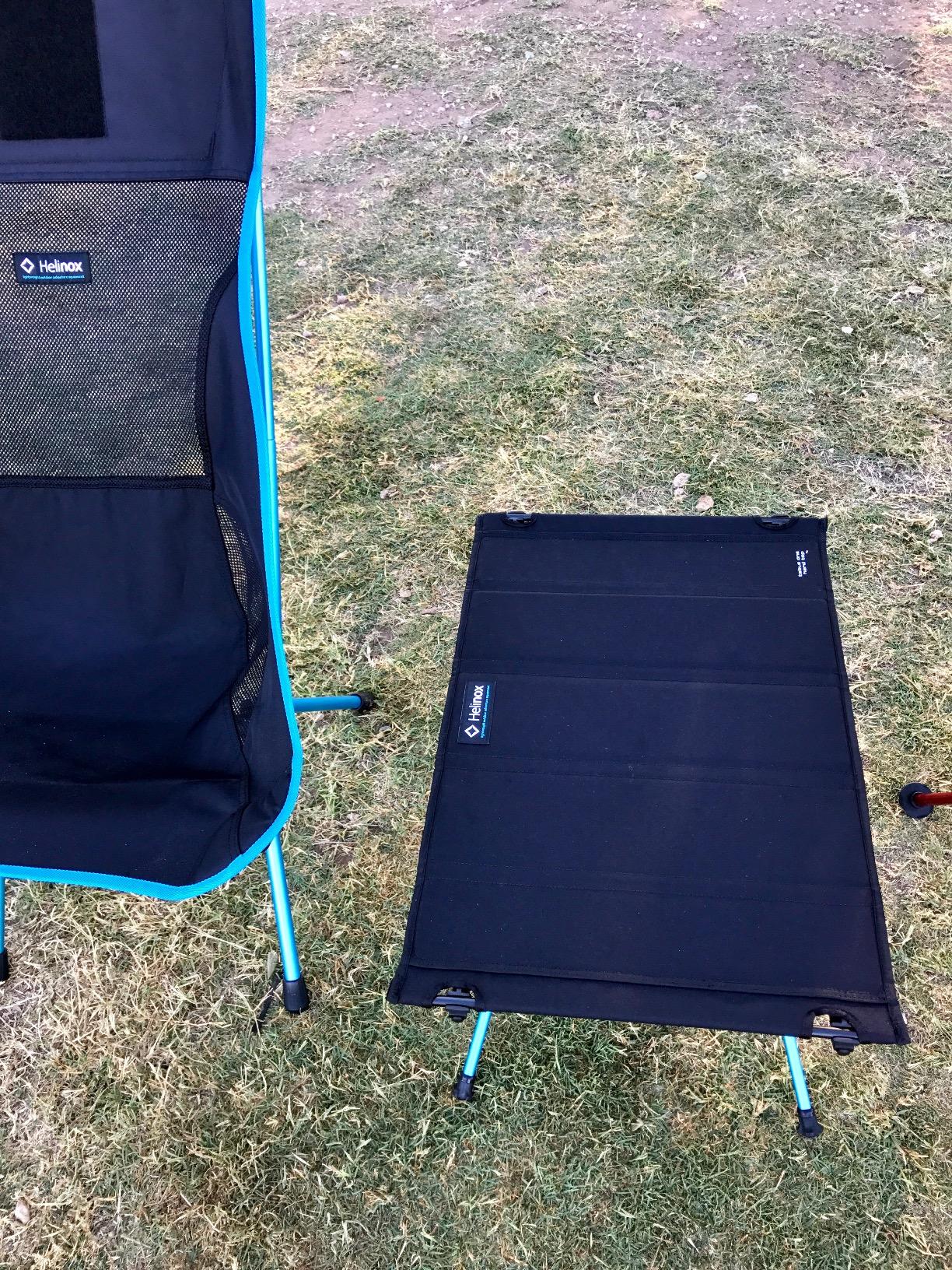 Helinox Table One Hard Top Lightweight, Collapsible, Portable, Outdoor Camping Table, Large - 29.5 x 22.5 Inches, Black customer photo 2