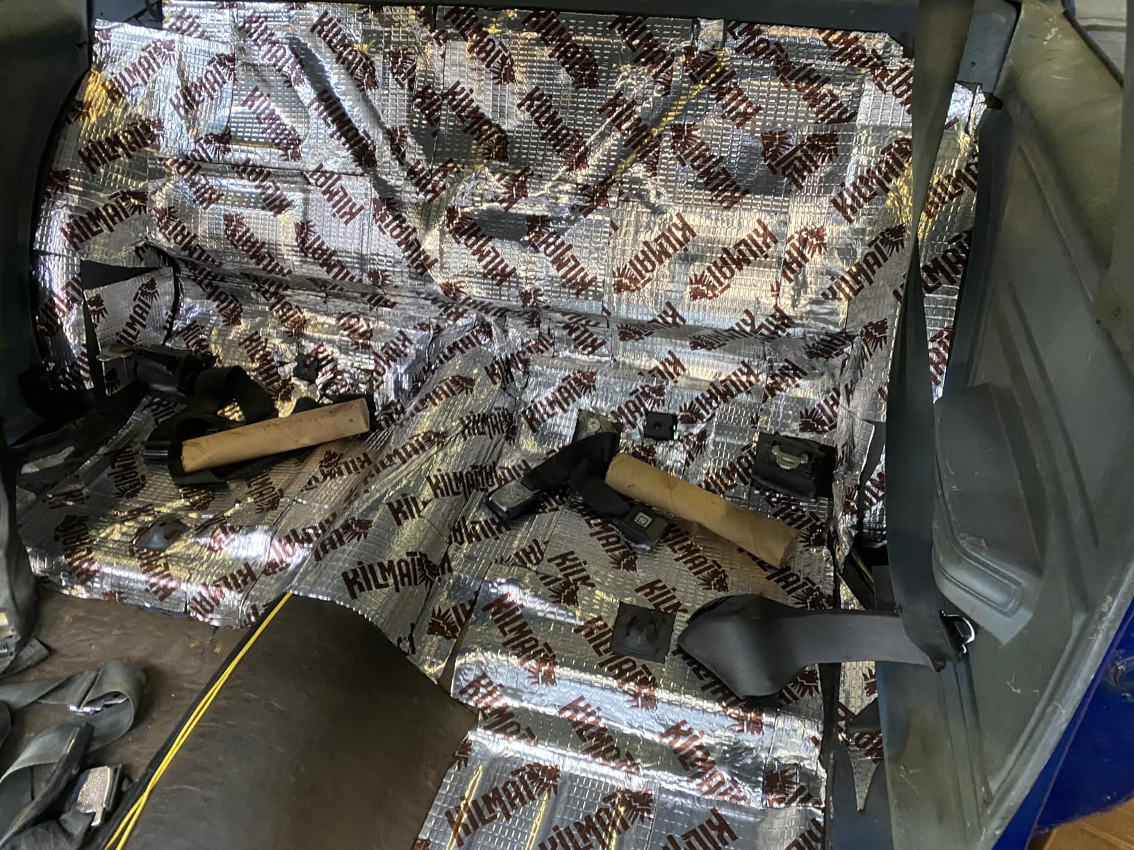 KILMAT 80 mil 36 sqft Car Sound Deadening Mat, Butyl Automotive Sound Deadener, Audio Noise Insulation and dampening customer photo 1