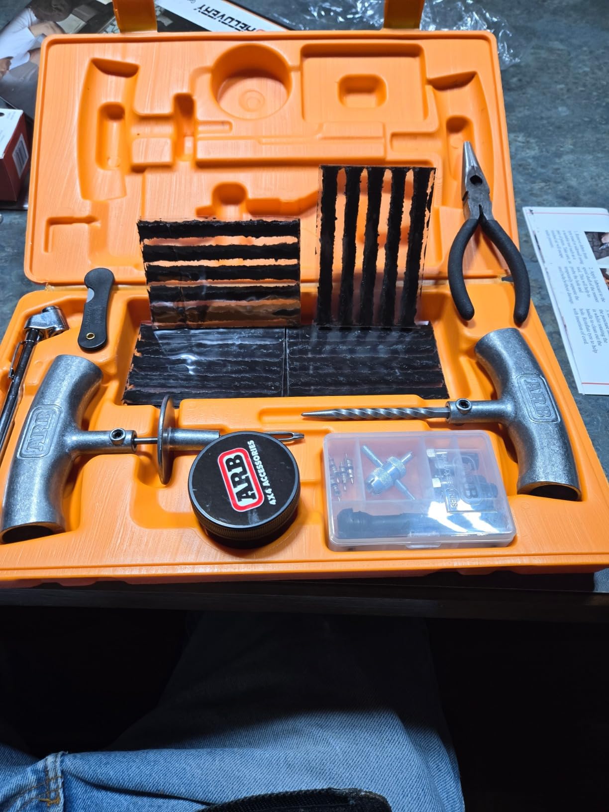 ARB 10000011 Speedy Seal 2 - Universal Heavy Duty Tire Repair Kit For Car, Truck, RV, Jeep, ATV, Motorcycle, Tractor, Trailer. Flat Tire Puncture Repair Kit Fix Punctures and Plug Flats 50 String Plug customer photo 2