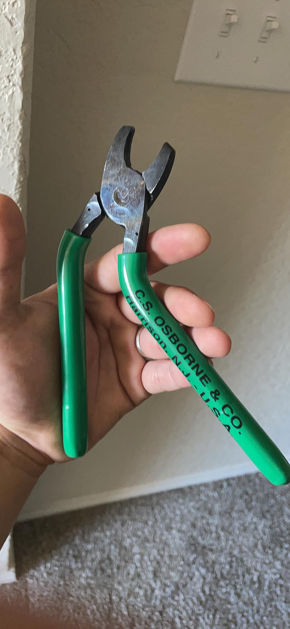 C.S. Osborne Hog Ring Pliers Curved Open Spring - No. 1440-CO customer photo 2