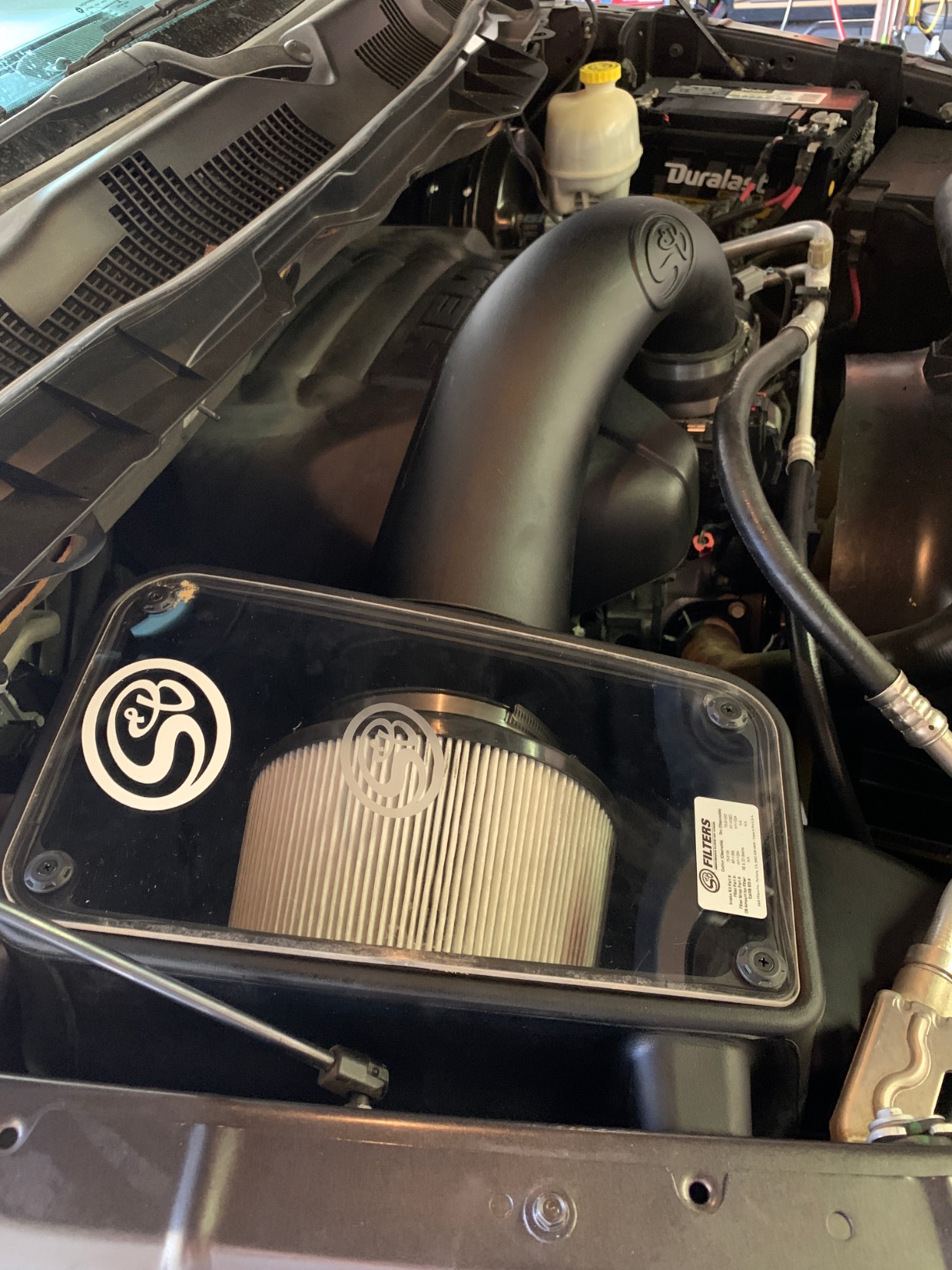 S&B Filters 75-5106 Cold Air Intake For 2009-2019 Dodge Ram 1500/2500 / 3500 Classic Body Style 5.7L Hemi (Oiled Cleanable, 8-ply Cotton Filter) customer photo 1